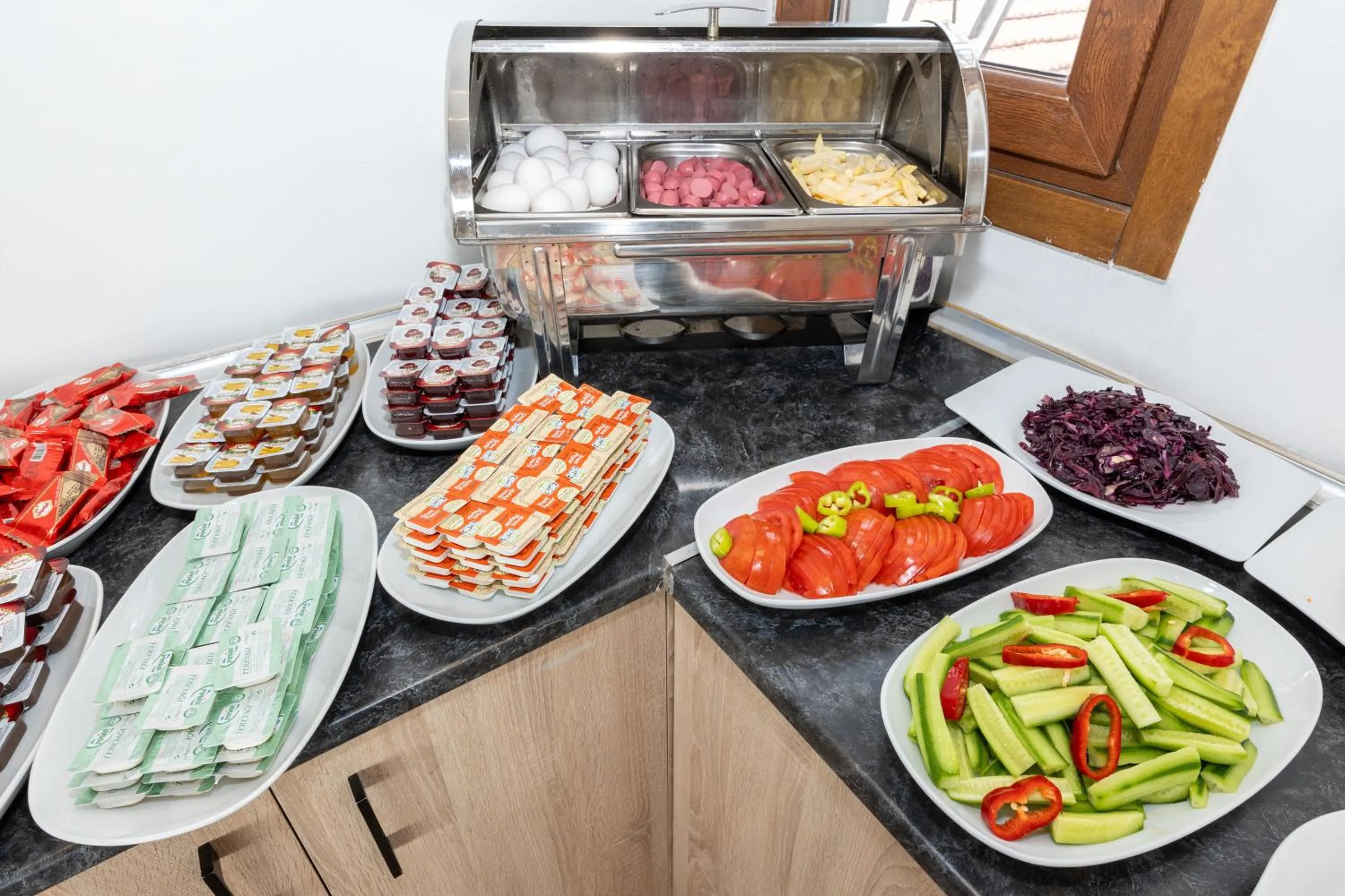 Buffet breakfast in Olimpic Hotel