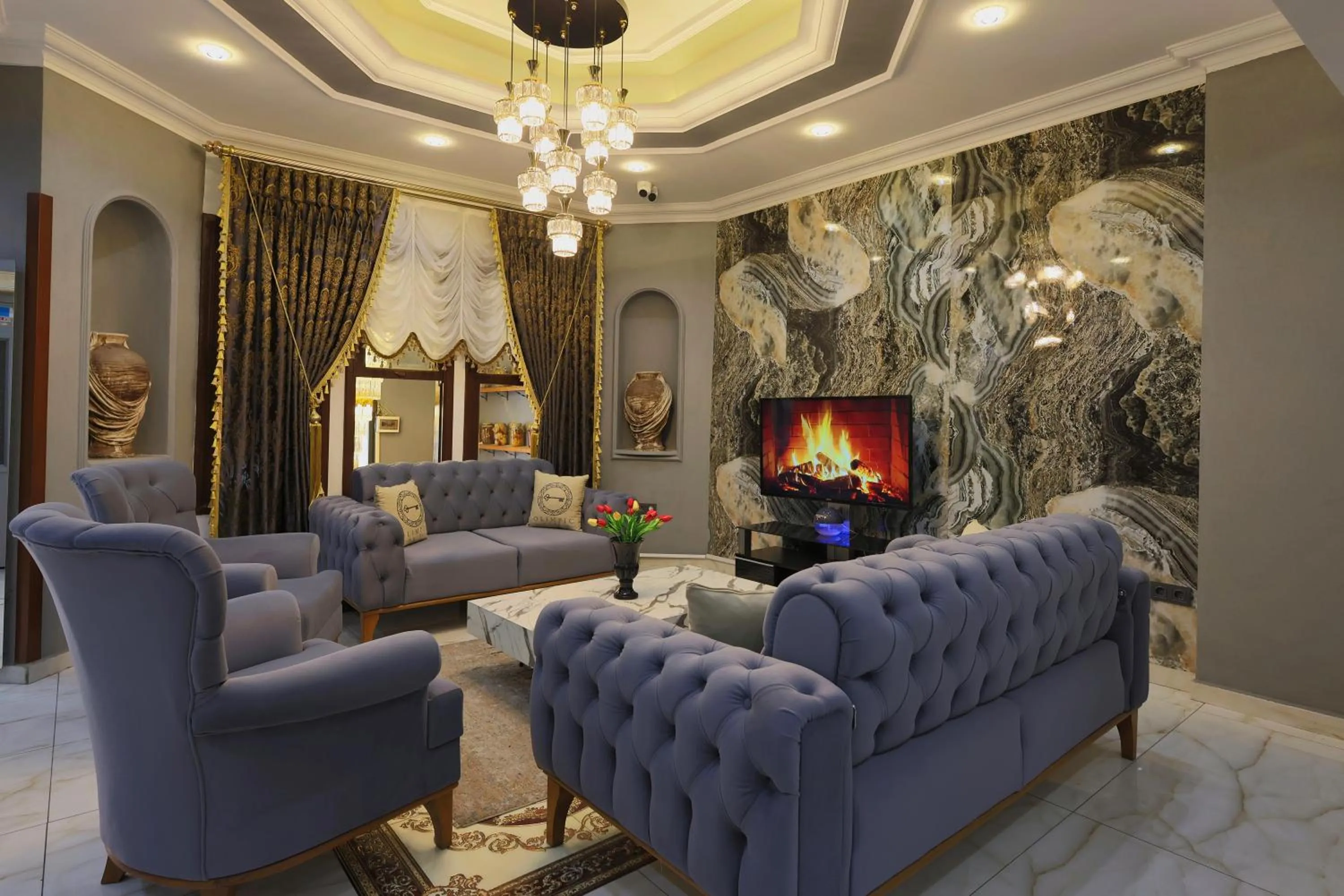 Lobby or reception in Olimpic Hotel