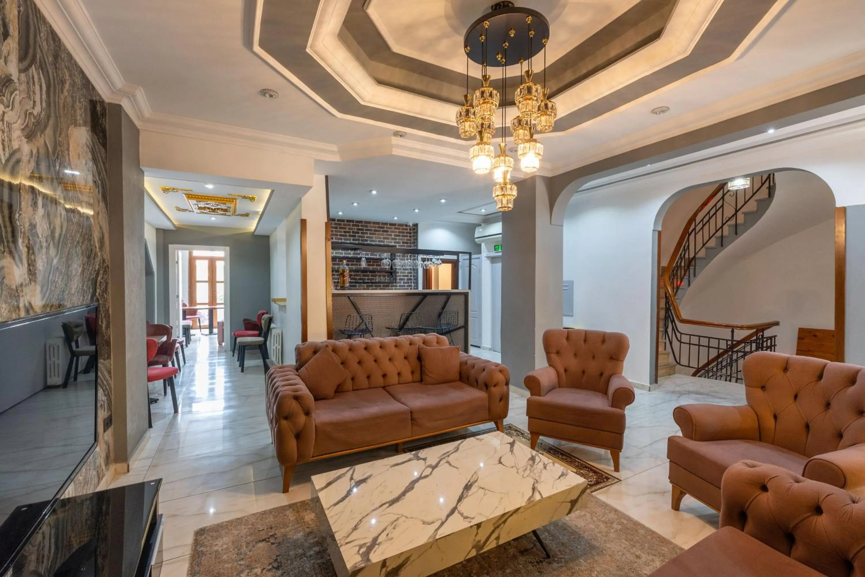 Lobby or reception in Olimpic Hotel