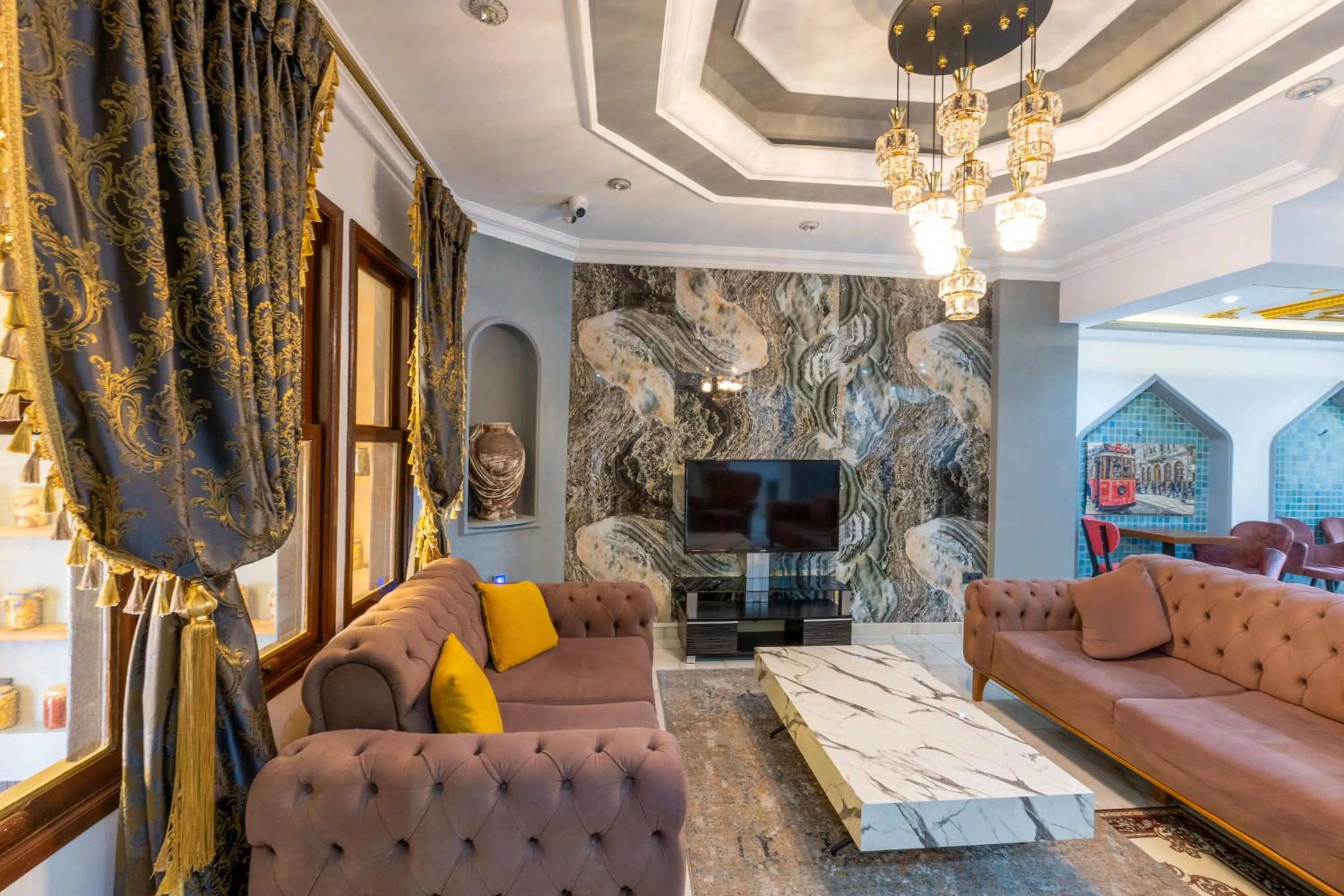 Lobby or reception in Olimpic Hotel