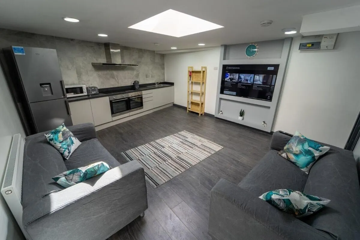 Living room in 100 Dale road Studios in Guest house