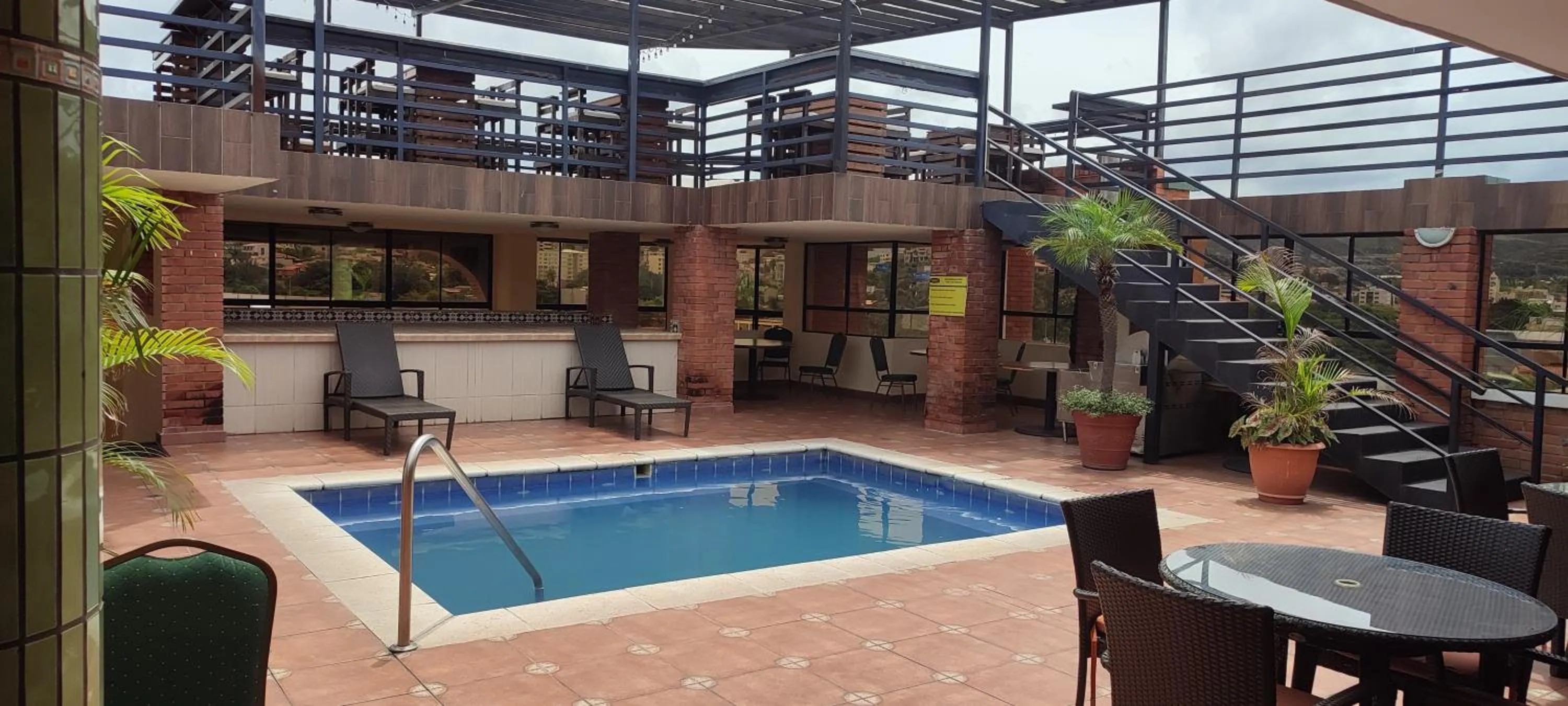 Pool view in FLORENCIA PLAZA HOTEL