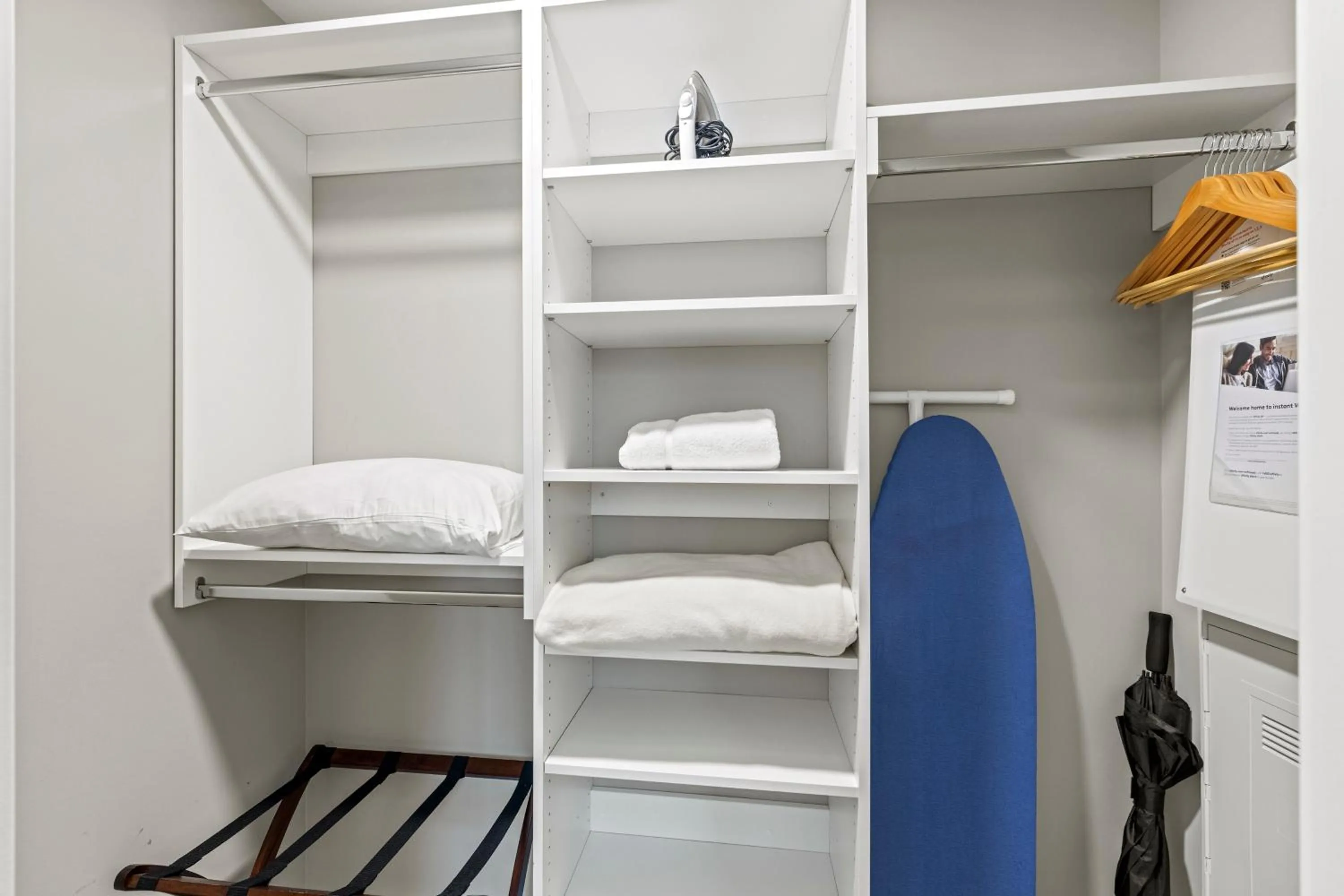 wardrobe, Bed in Coda on Half, a Placemakr Experience - Navy Yard