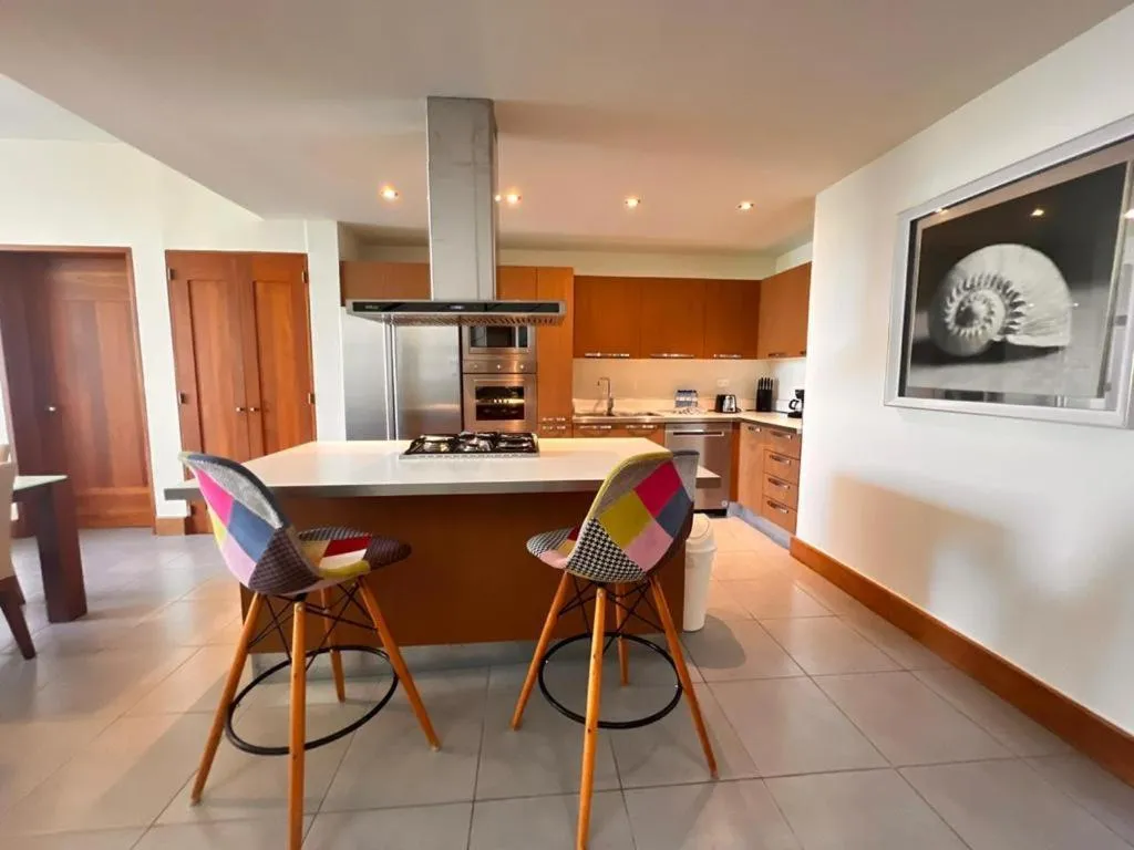 Kitchen or kitchenette in Ultravioleta Boutique Residences
