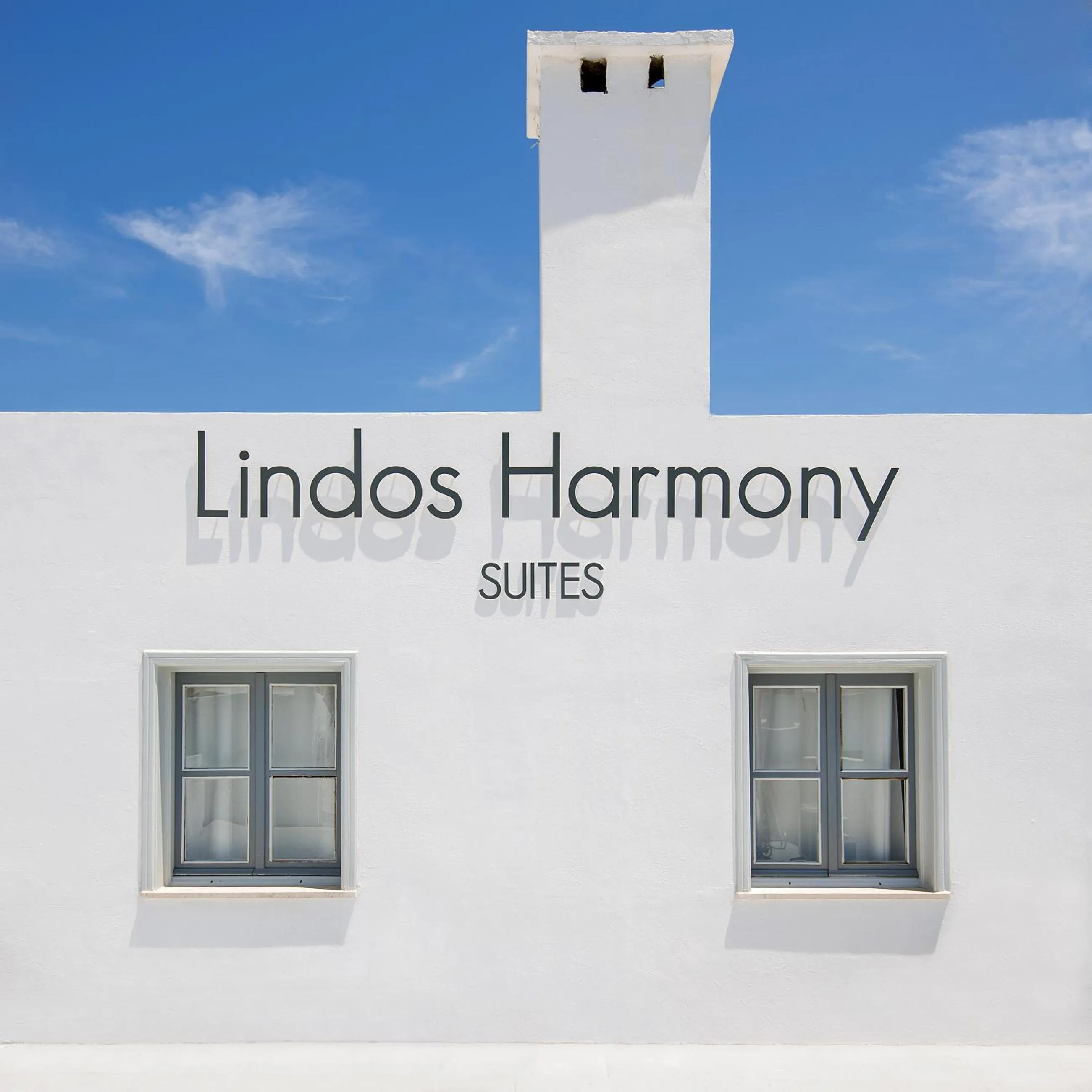 Facade/entrance in Lindos Harmony Suites