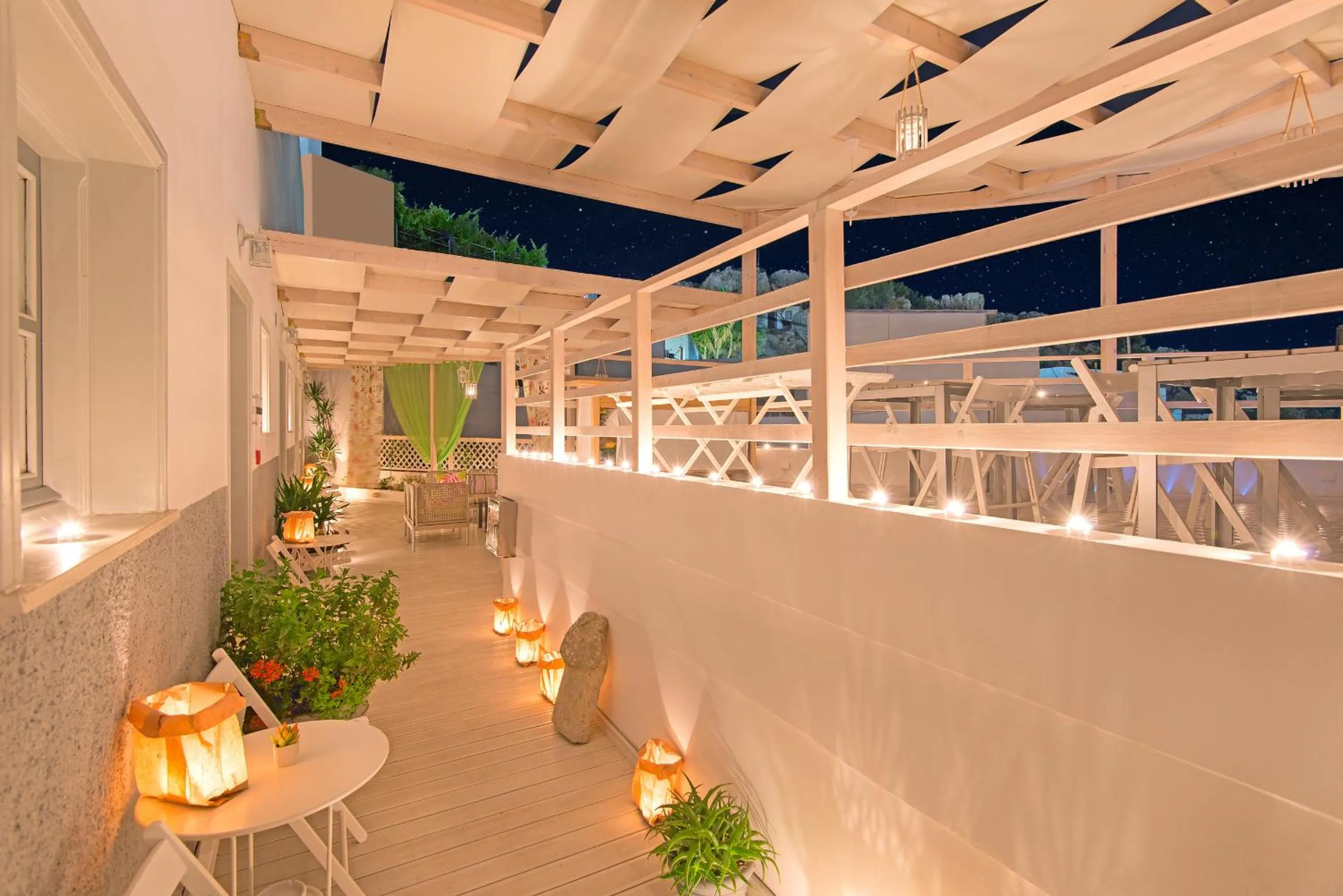 Facade/entrance in Lindos Harmony Suites