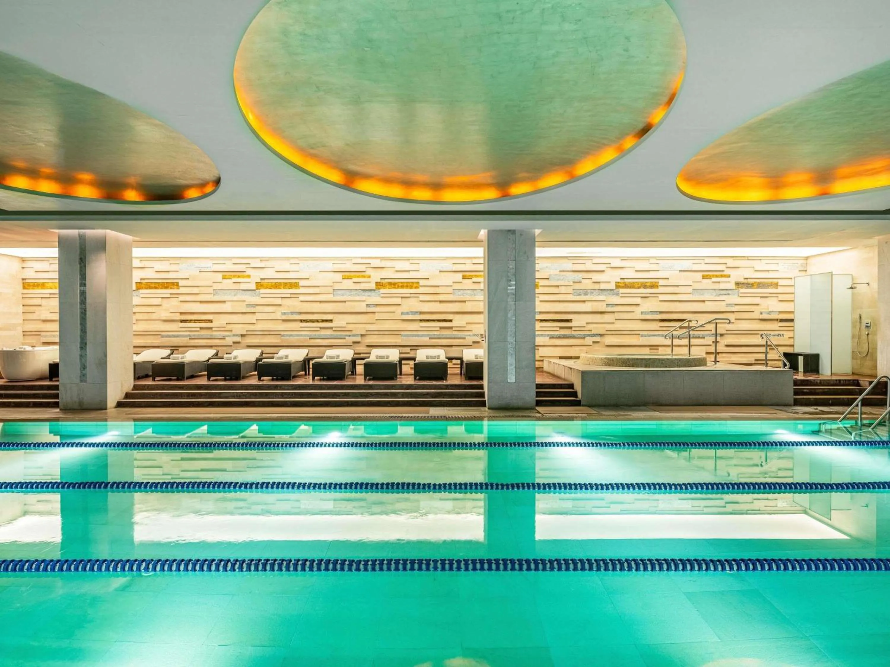 Pool view in Swissotel The Bosphorus Istanbul