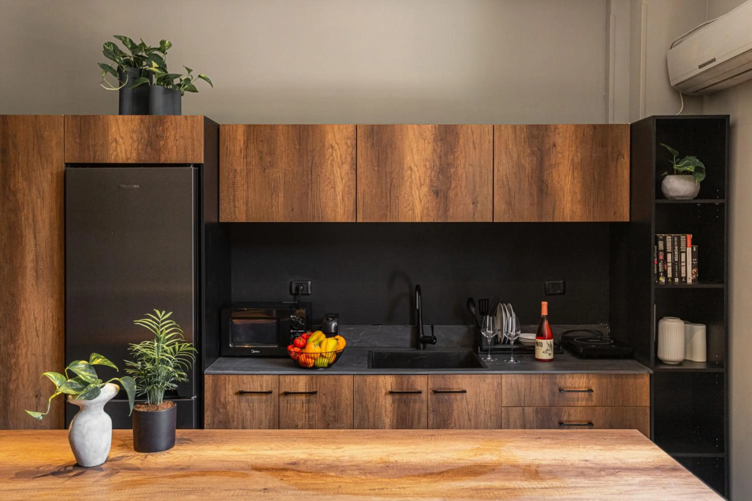 kitchen in DeBlox living - Alhambra Apartments