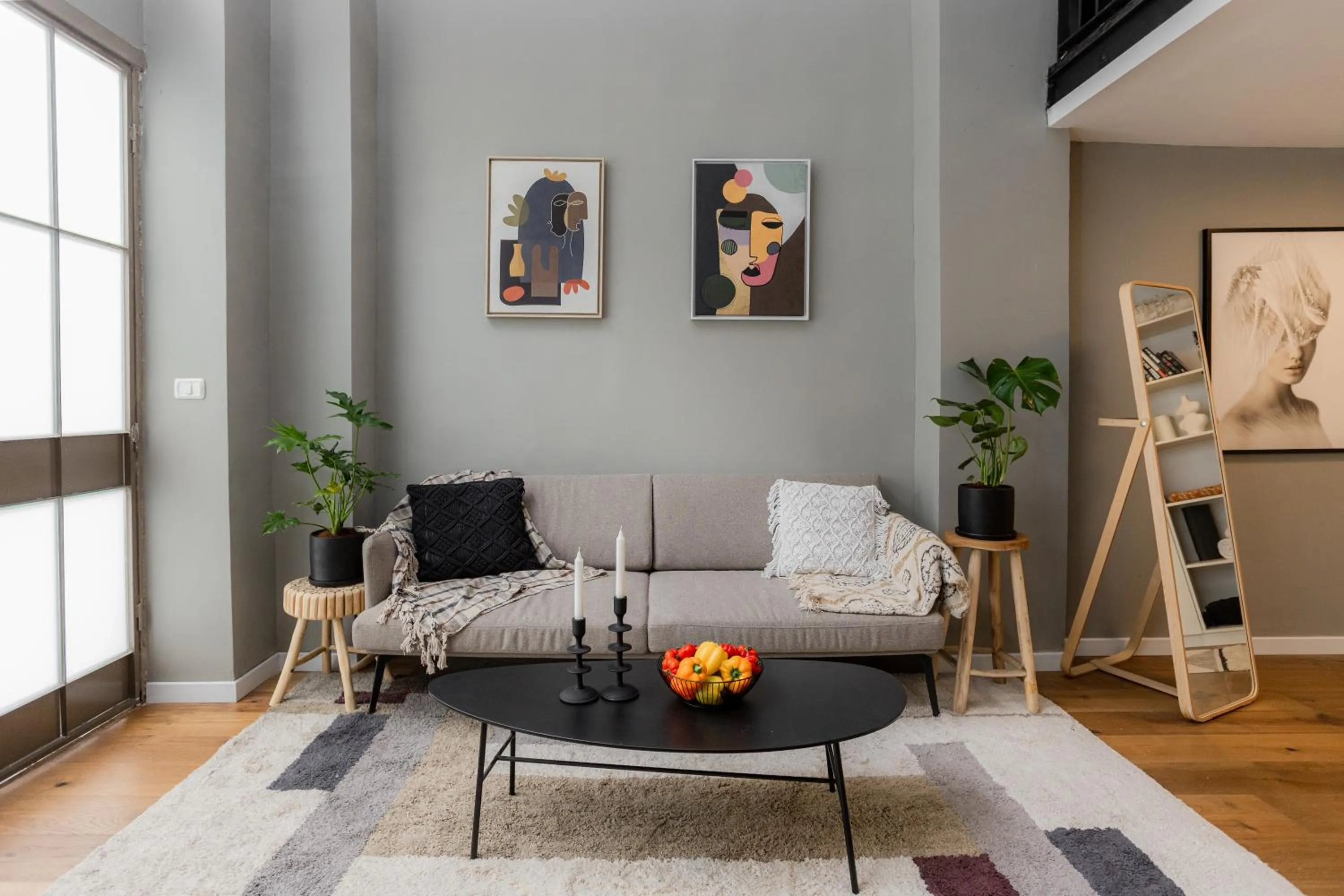 Living room in DeBlox living - Alhambra Apartments