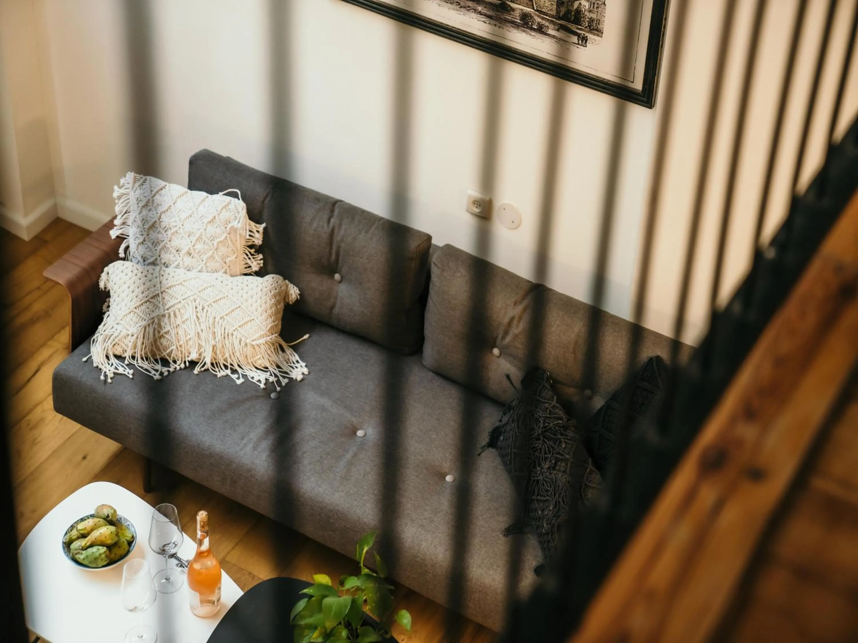 Living room in DeBlox living - Alhambra Apartments