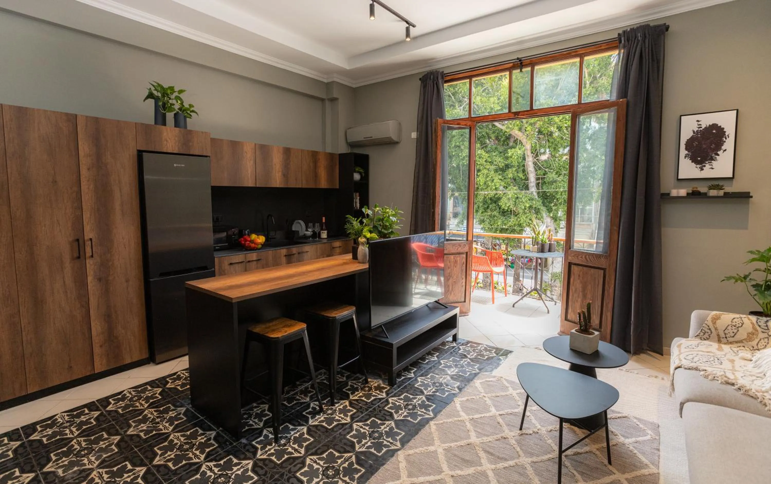 kitchen in DeBlox living - Alhambra Apartments