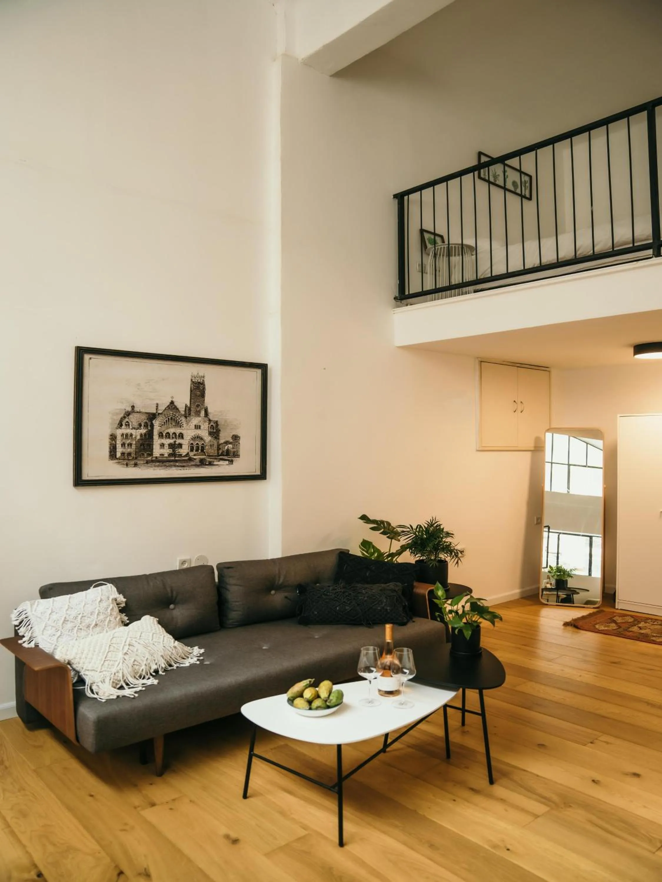 Living room in DeBlox living - Alhambra Apartments