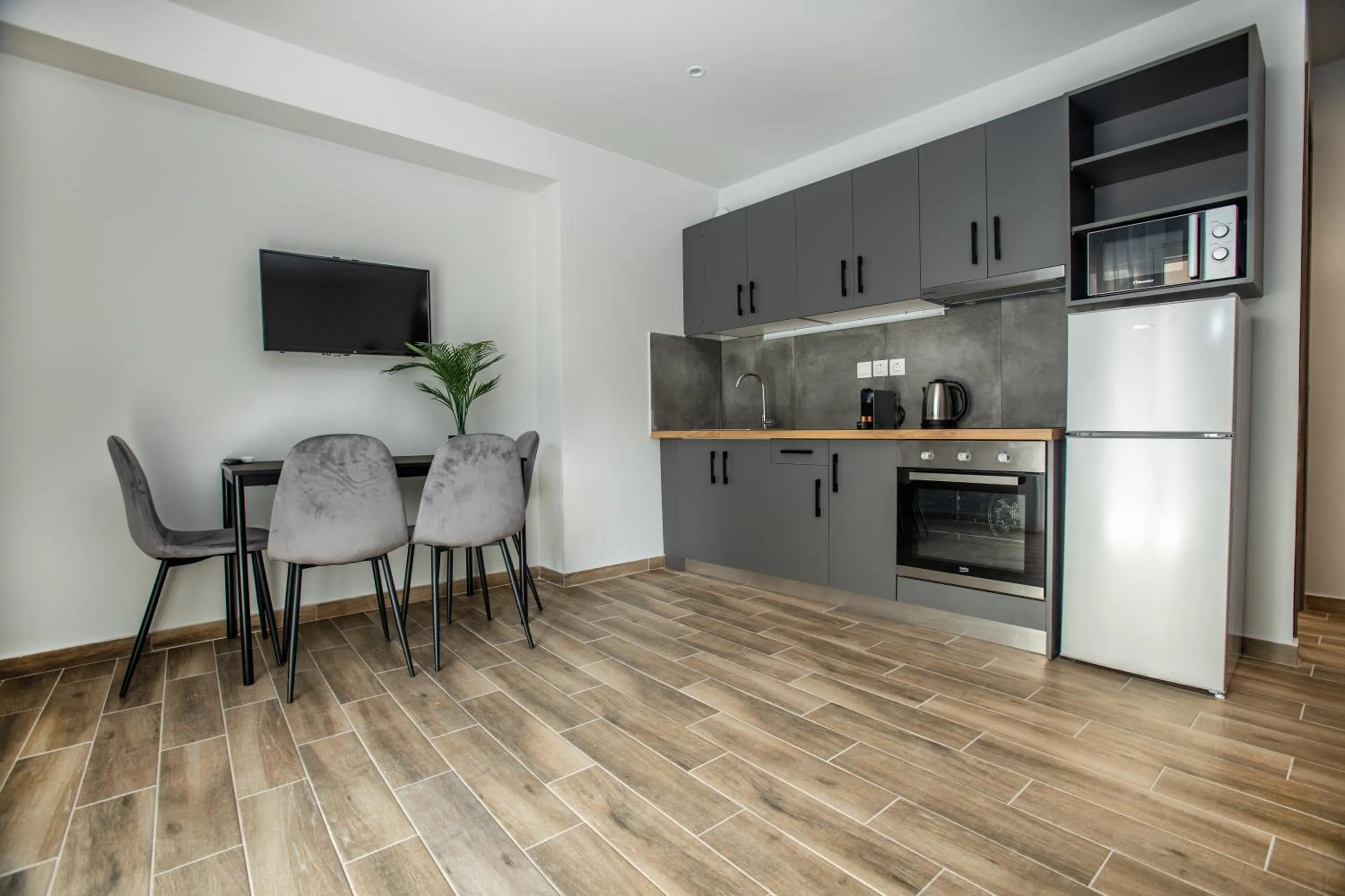 Kitchen or kitchenette in Raise Averof Serviced Apartments