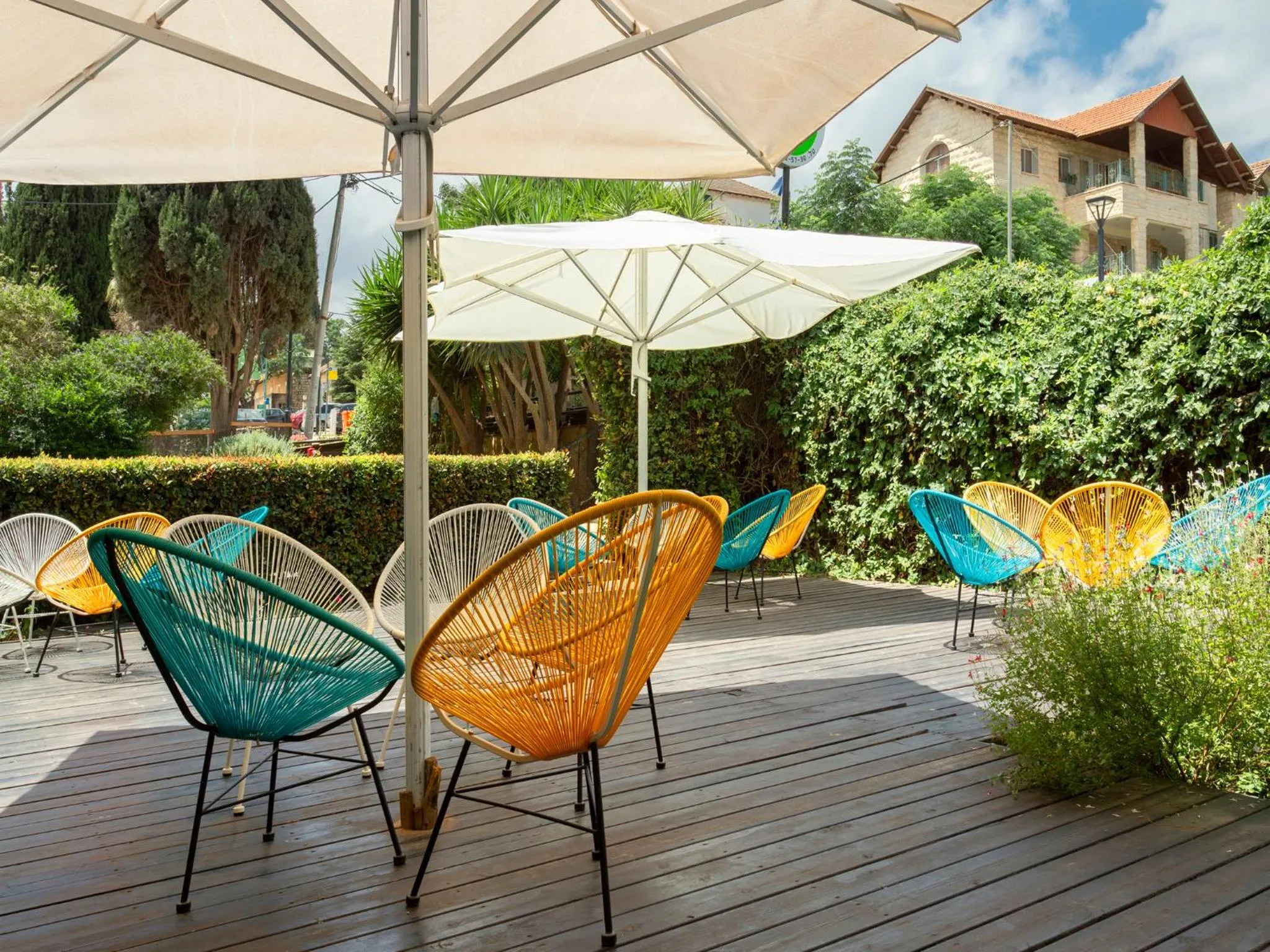 Balcony/Terrace in Metulla Travel Hotel