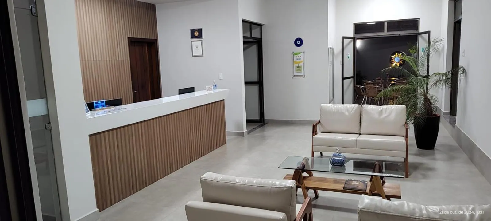 Lobby or reception in Hotel Porto do Sol