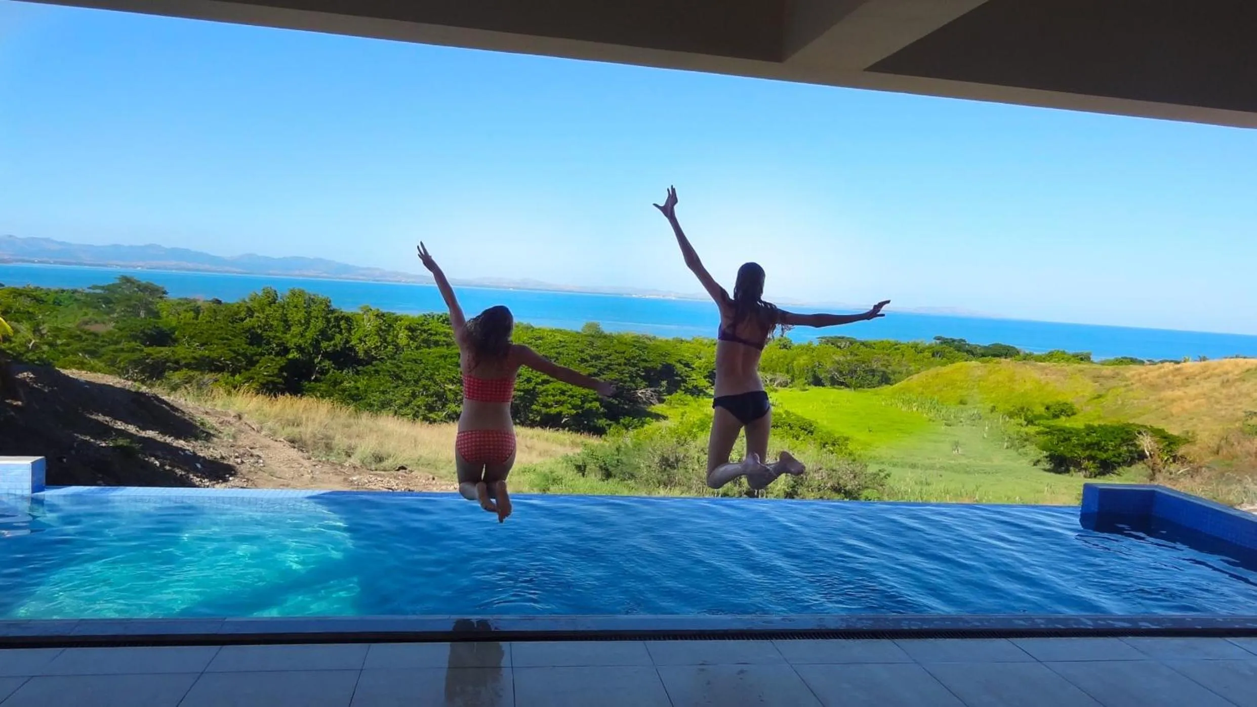 Swimming pool in Sapphire Bay Fiji