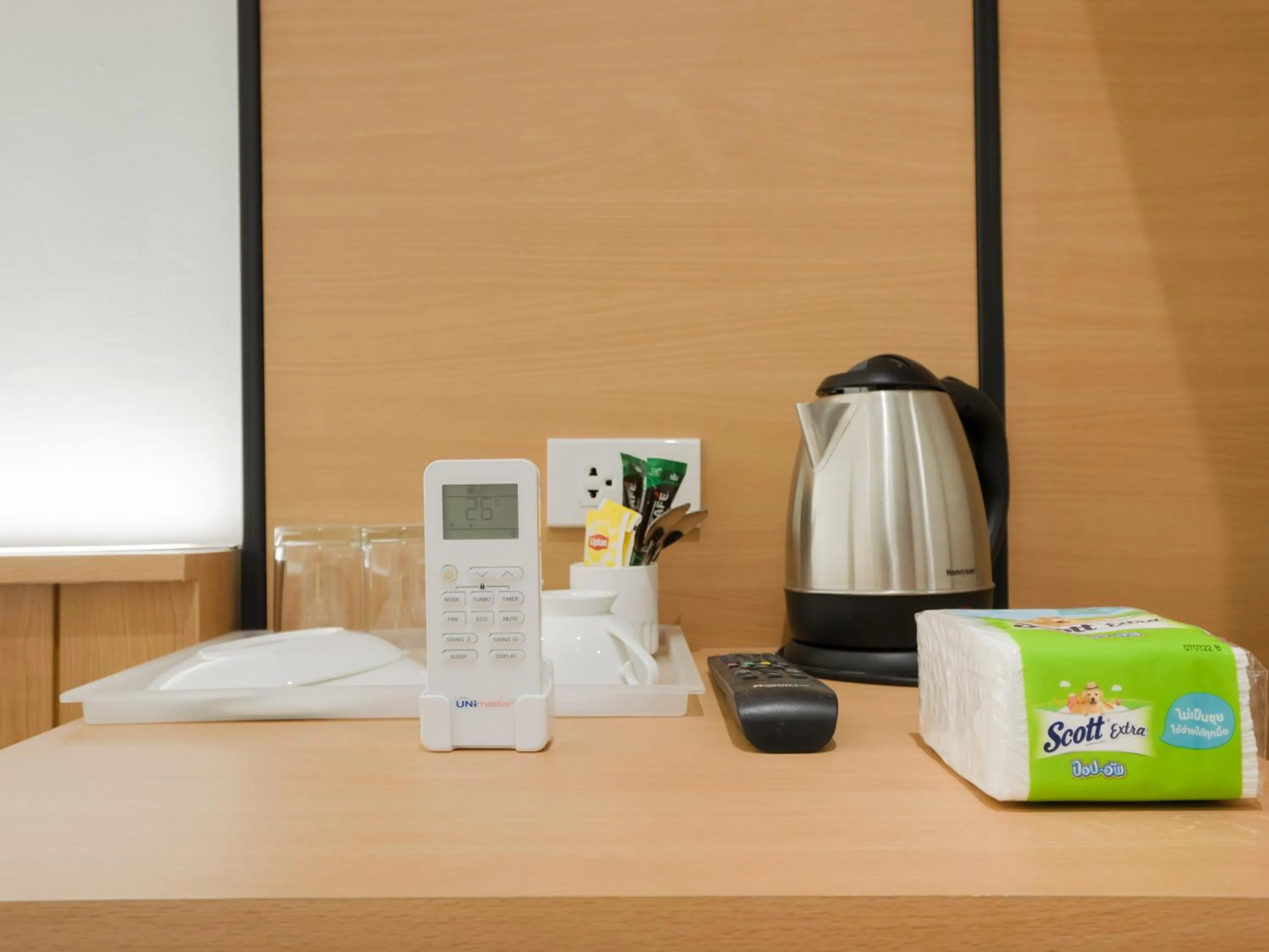 Coffee/tea facilities, Bed in Watergate City