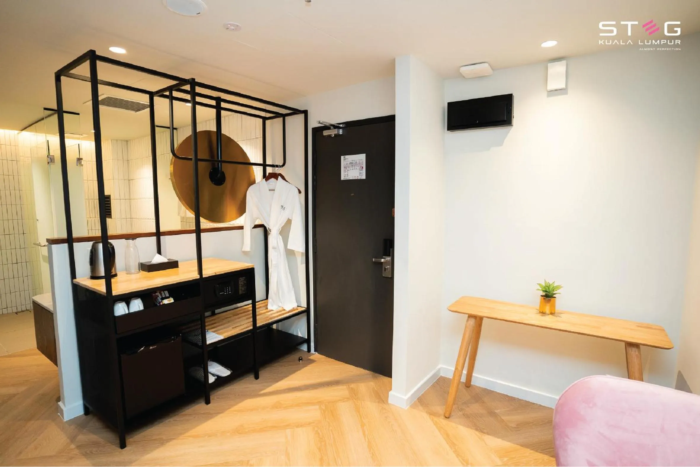 wardrobe, Bed in STEG Kuala Lumpur