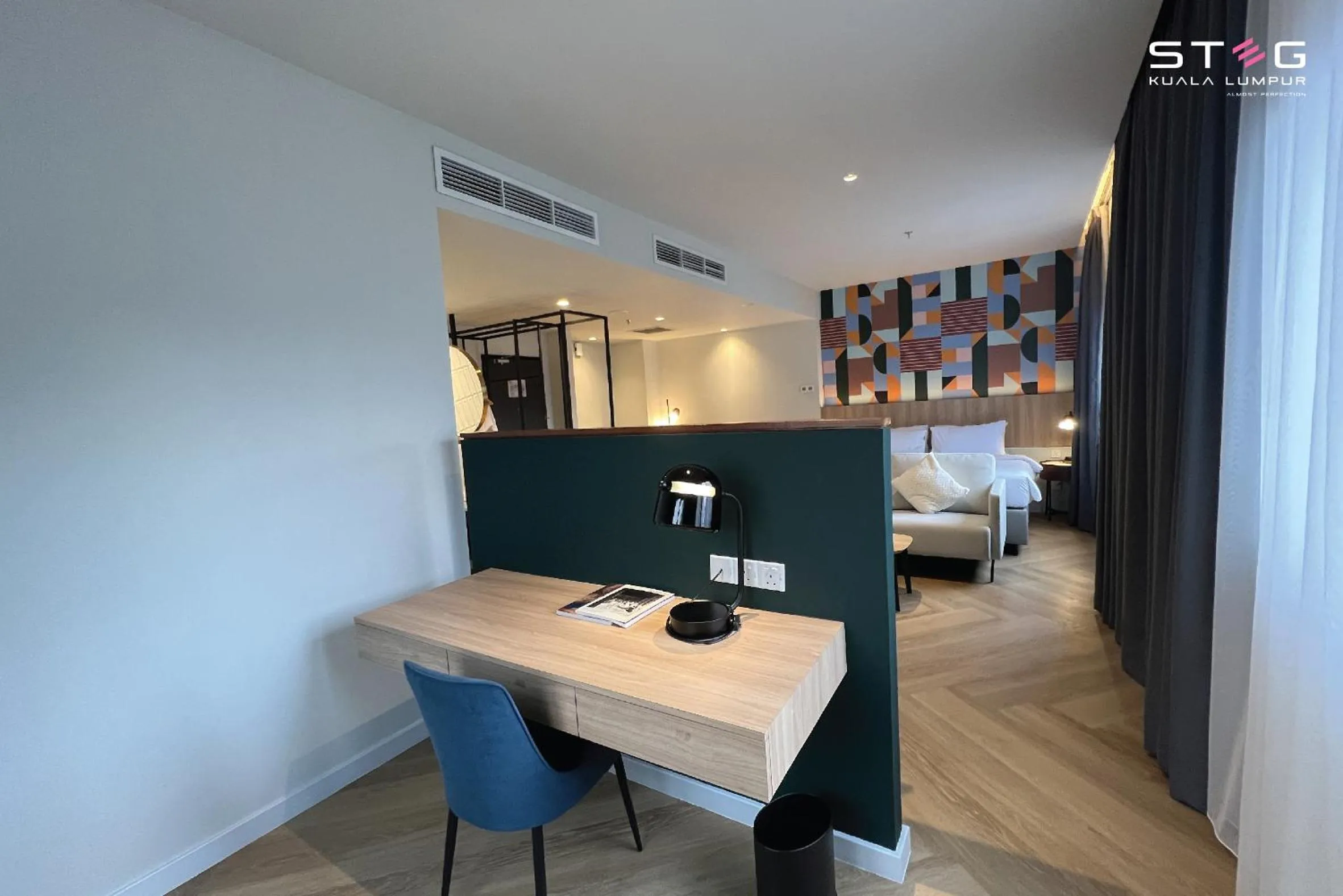 Seating area, Bed in STEG Kuala Lumpur