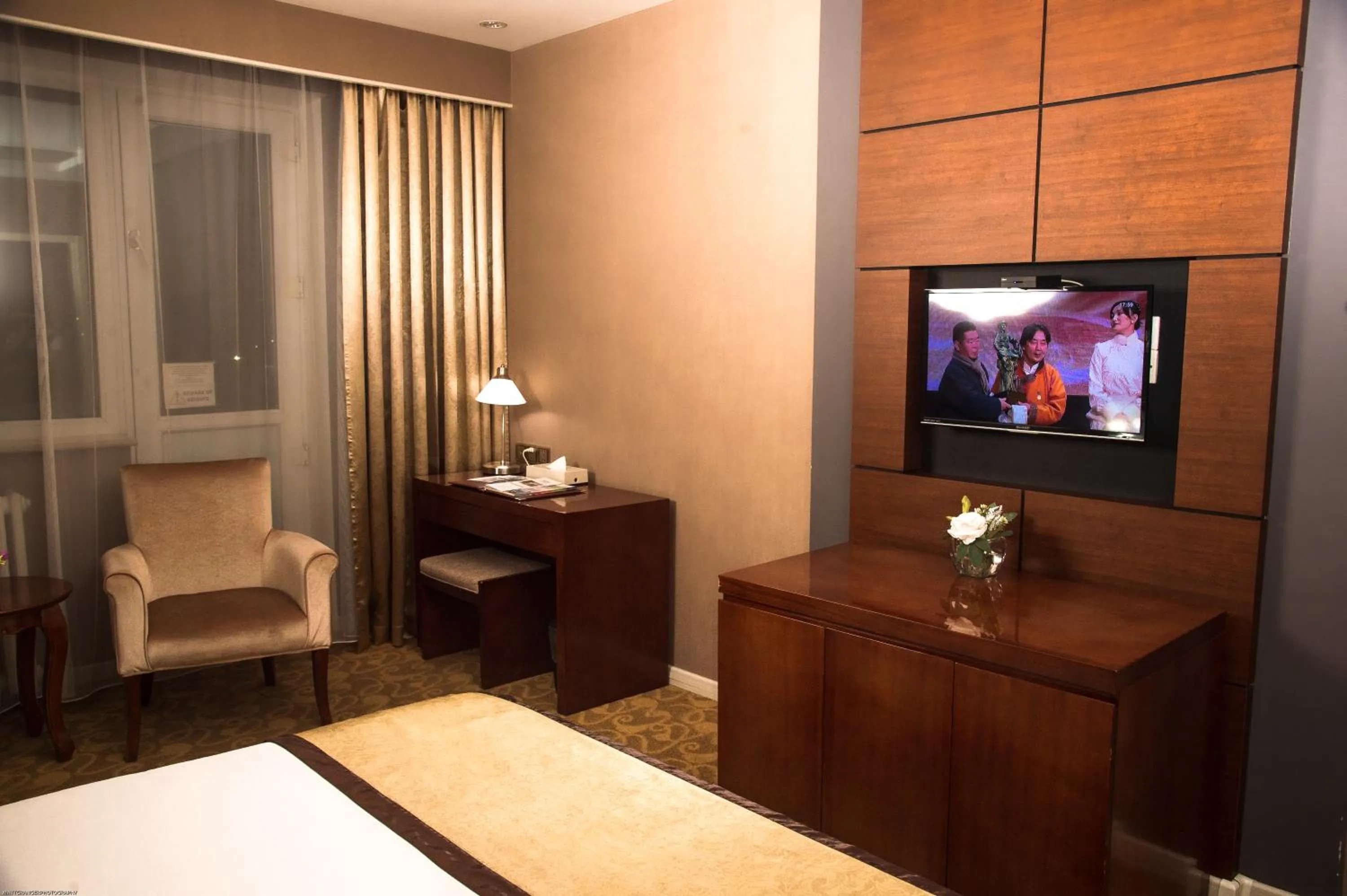 Bedroom, Bed in Bayangol Hotel