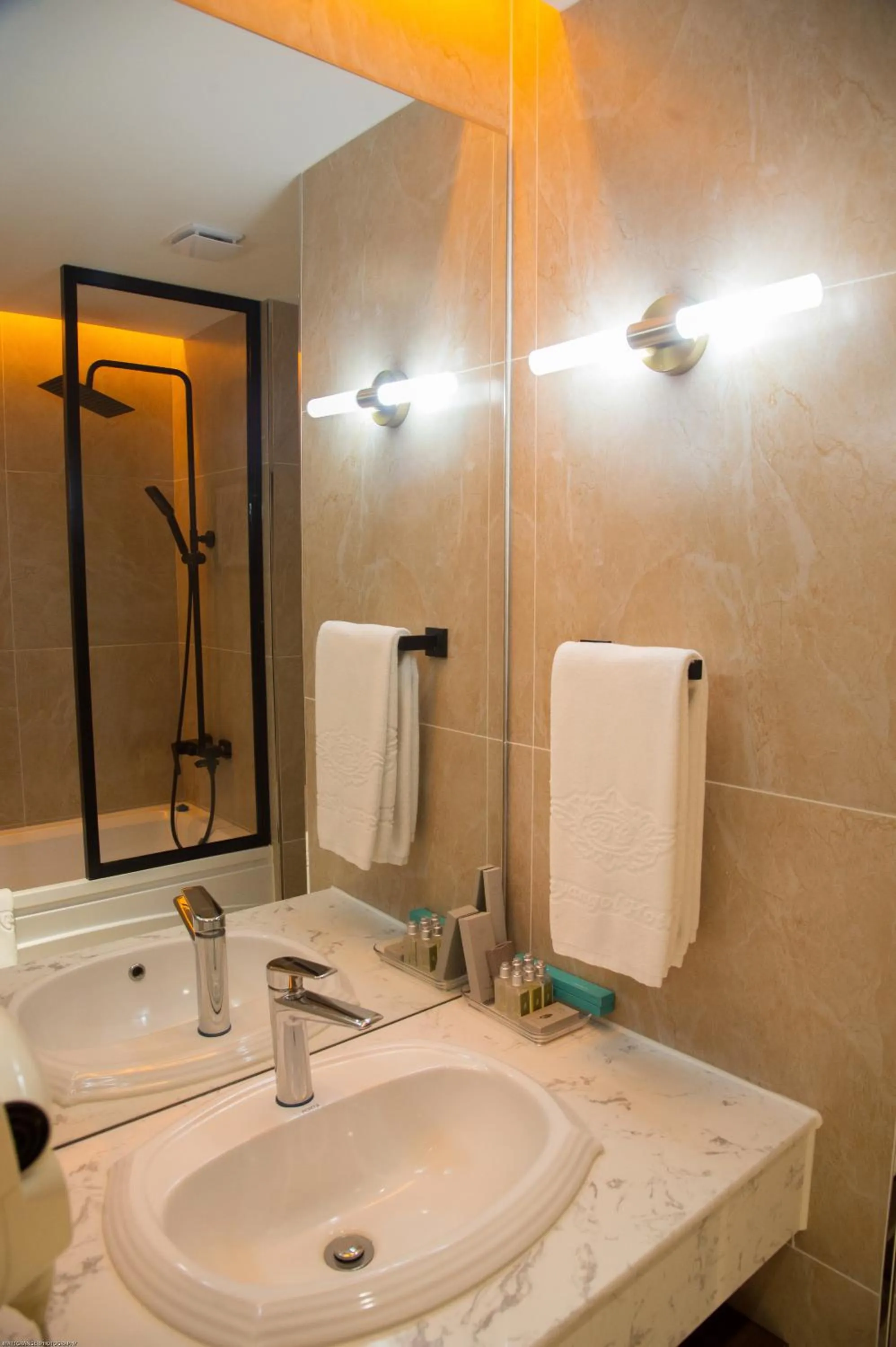 Bathroom in Bayangol Hotel