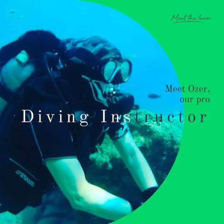 Diving in Butterfly Valley Beach Glamping