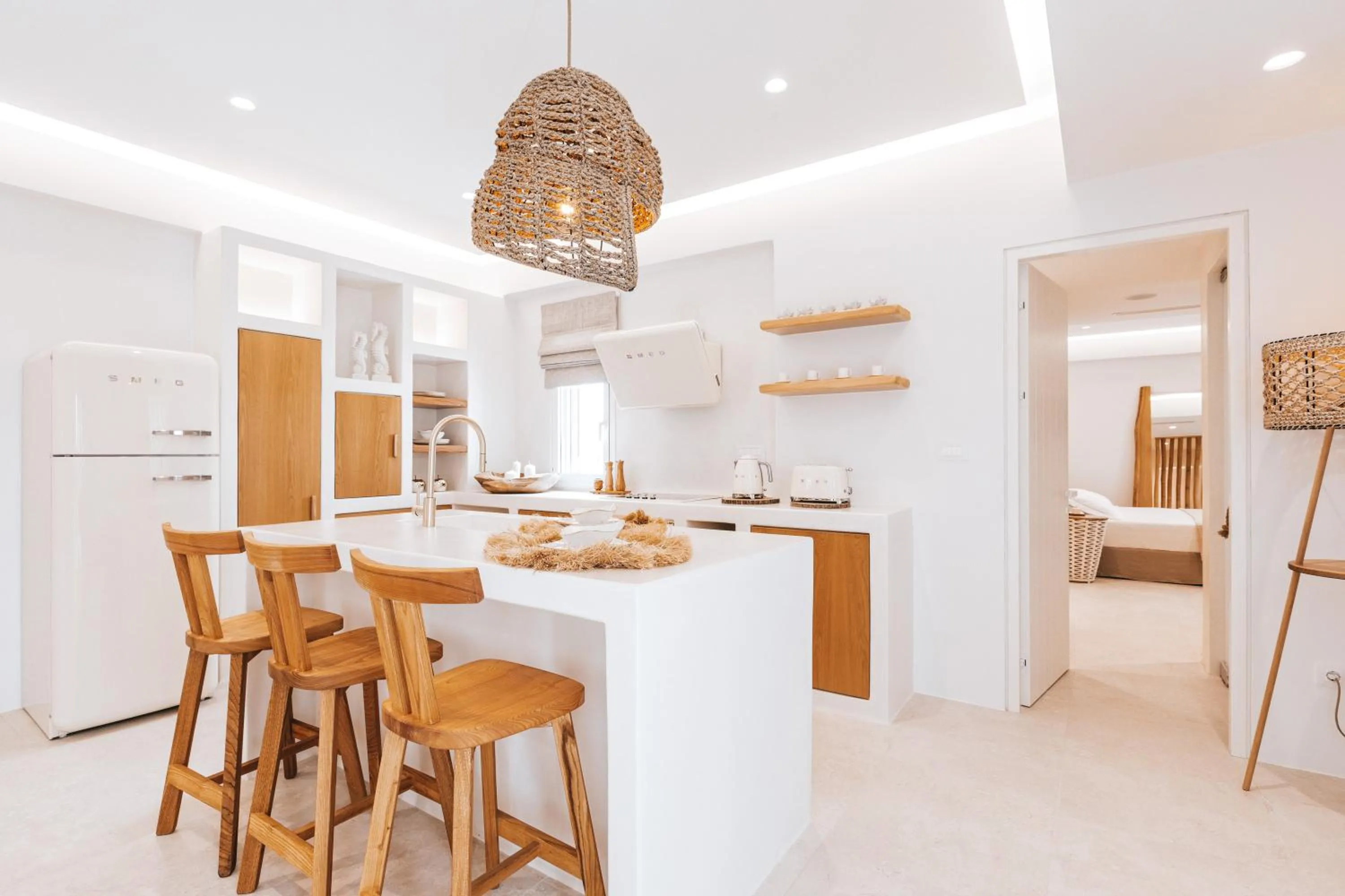 kitchen in Cocopalm Villas Naxos