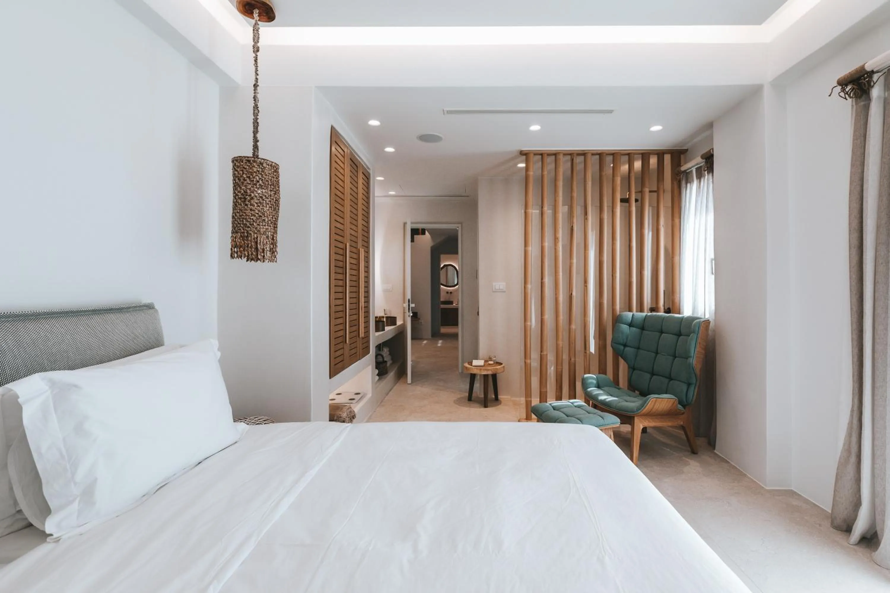 Bed in Cocopalm Villas Naxos