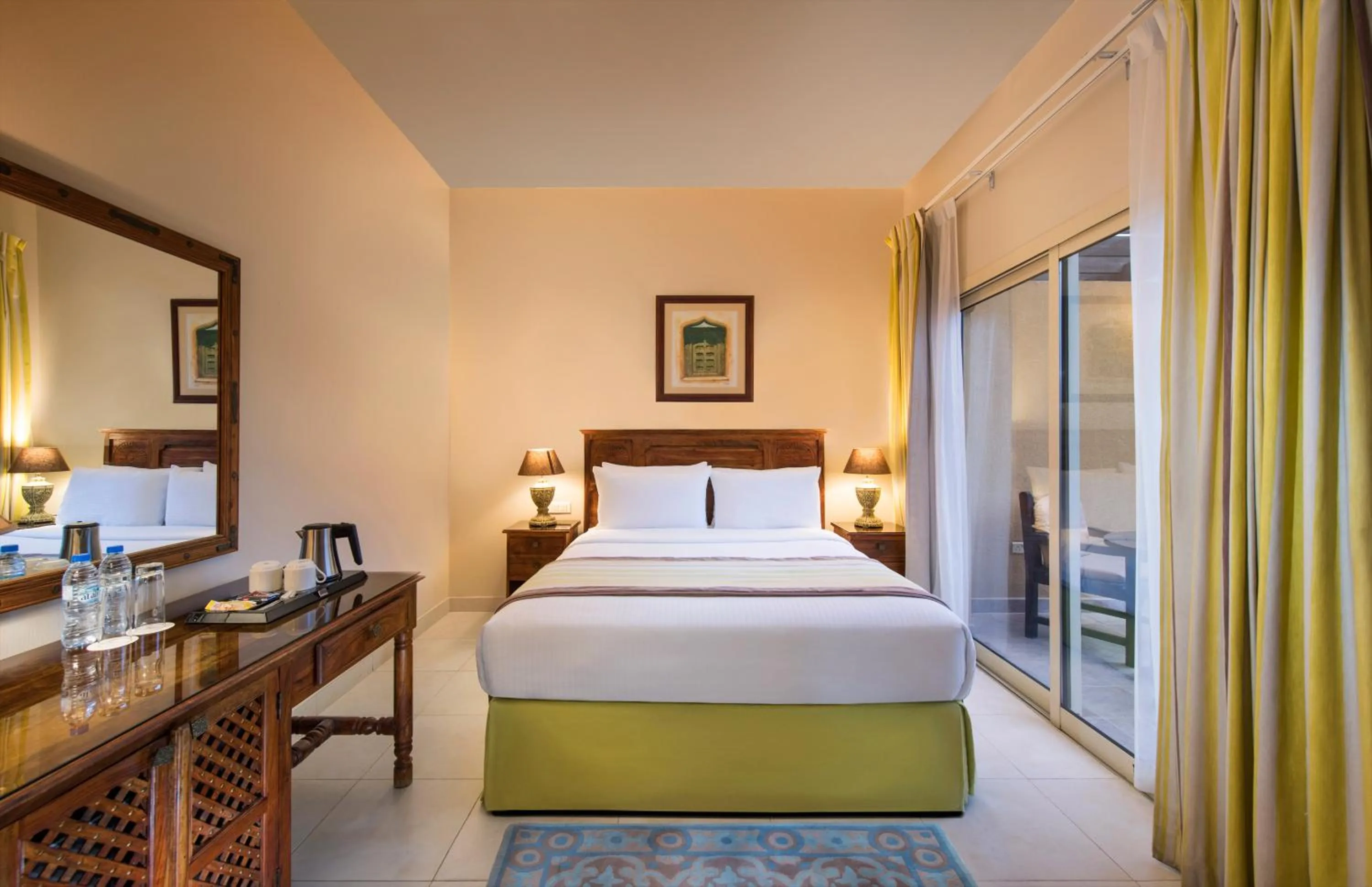 Photo of the whole room, Bed in Al Hamra Village Hotel