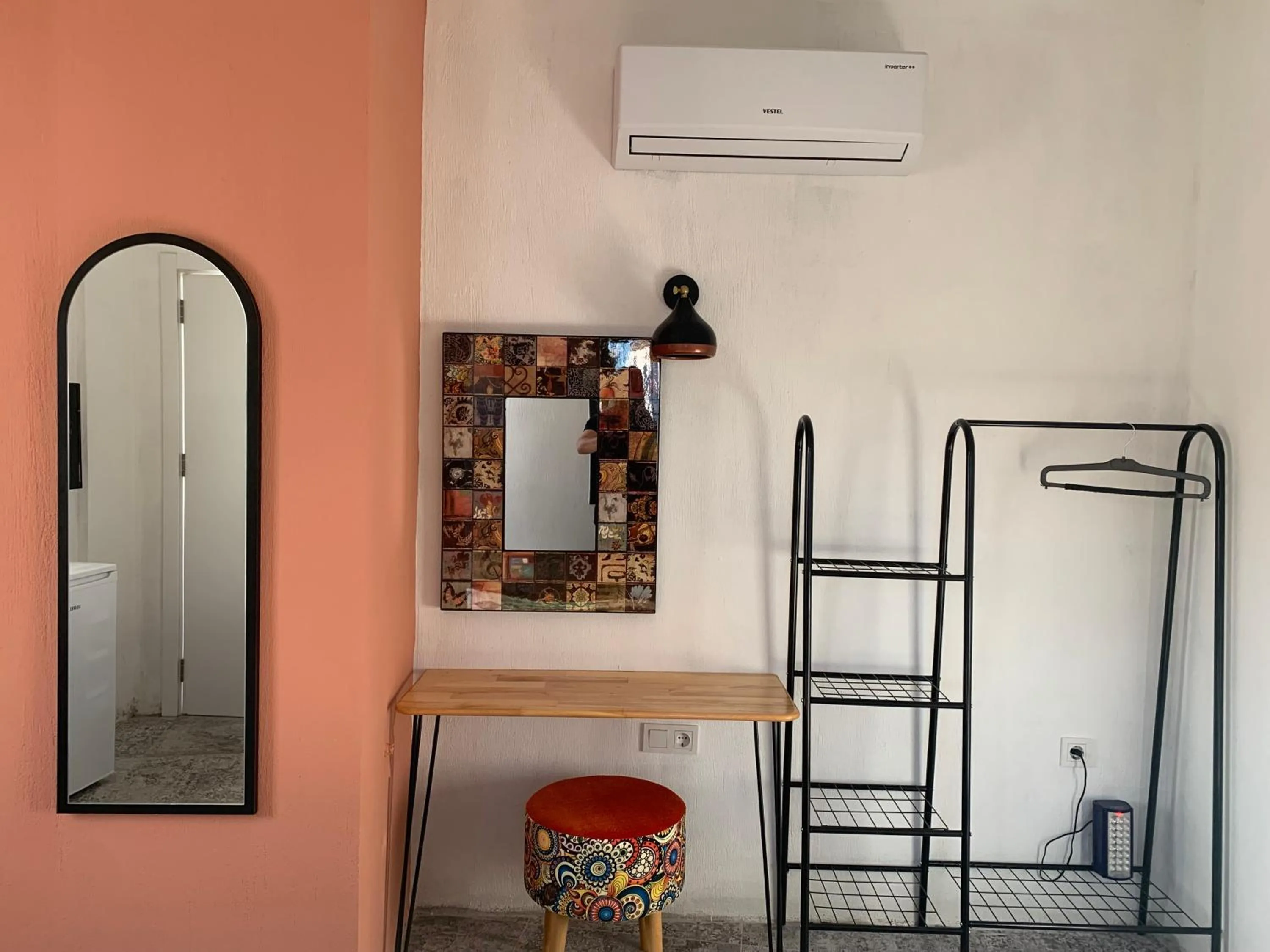 Seating area in Arden's House