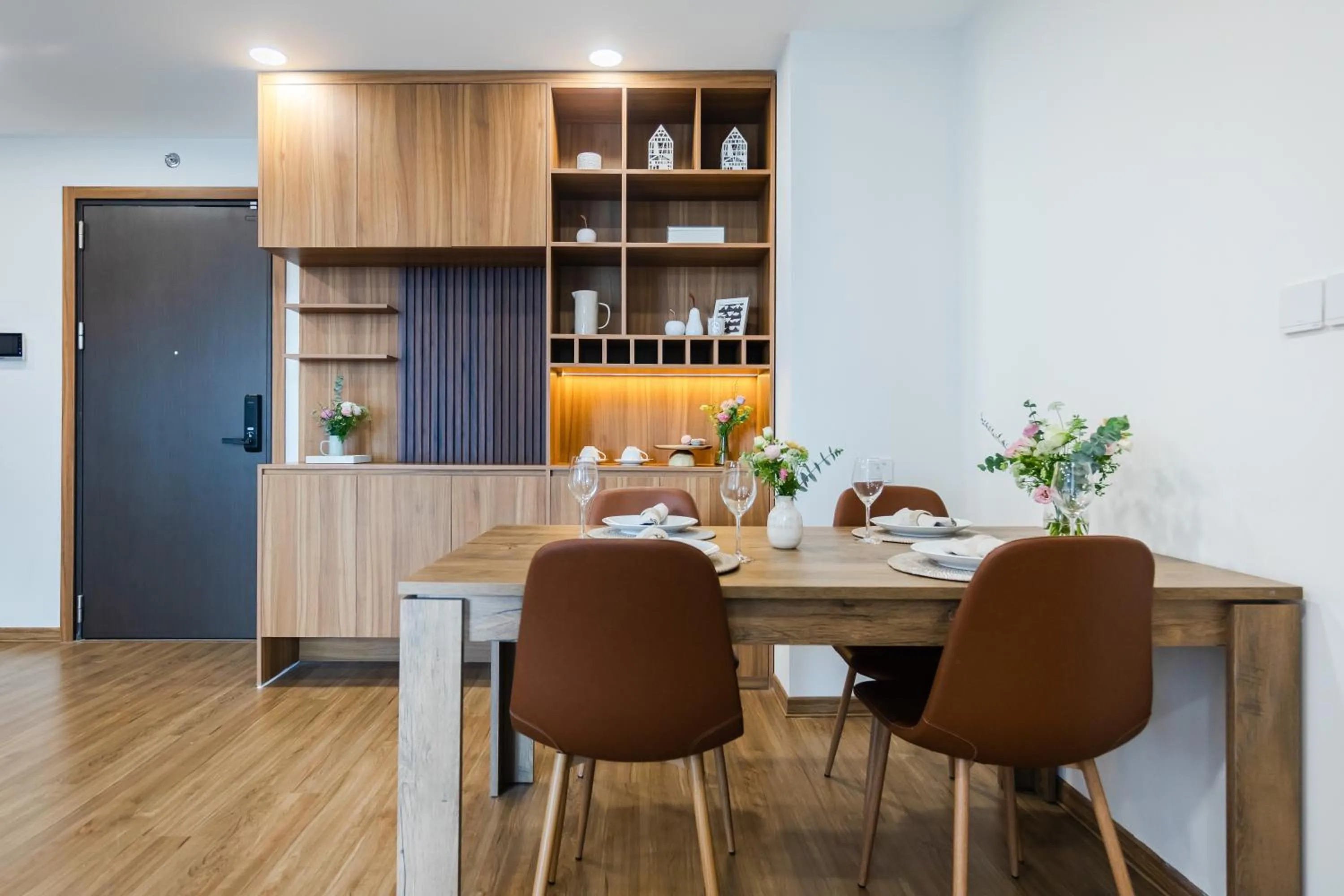 Kitchen or kitchenette in Five Star Westlake 1st-4th Floors Hotel & Serviced Apartment