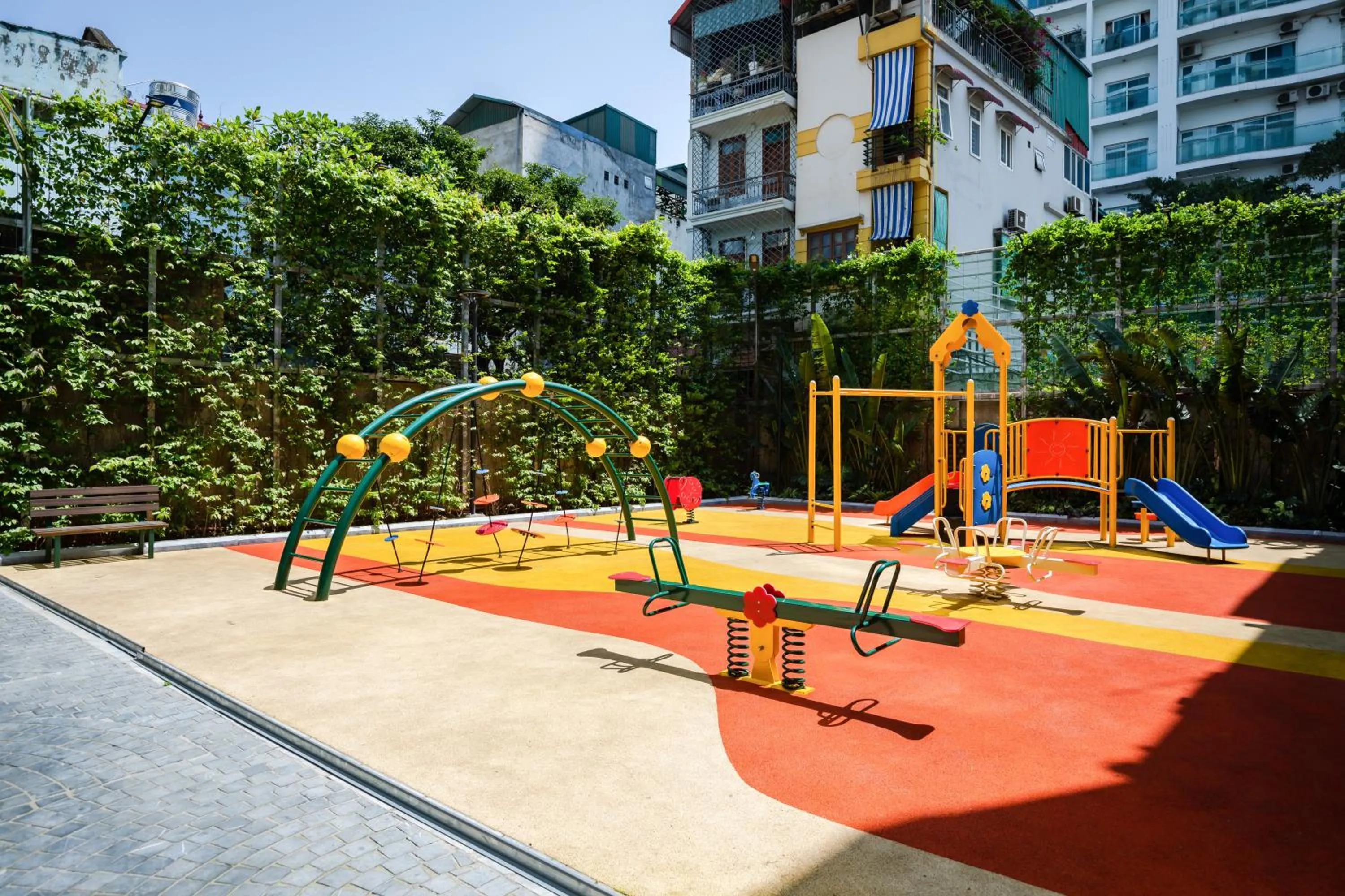 Children play ground in Five Star Westlake 1st-4th Floors Hotel & Serviced Apartment