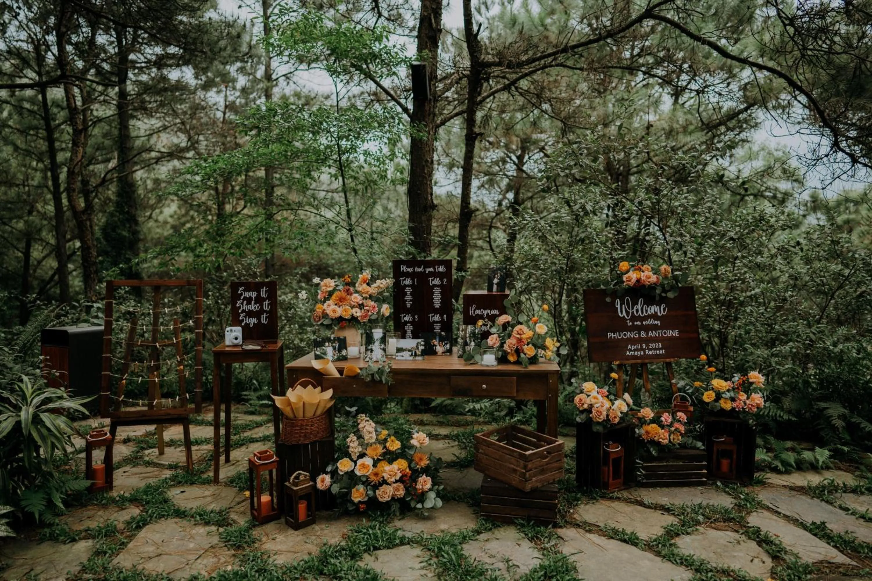 Garden view in Amaya Retreat