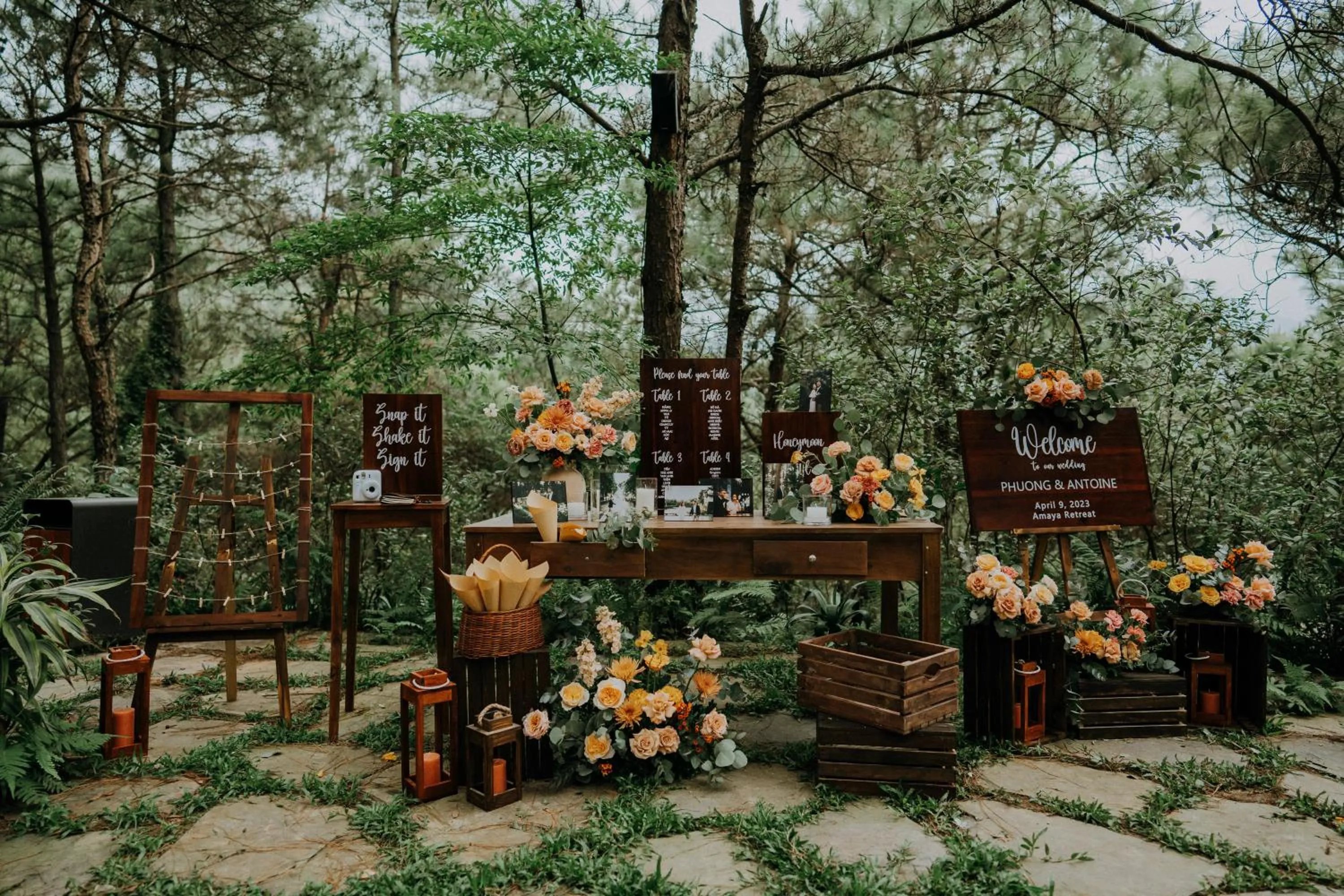 Garden view in Amaya Retreat