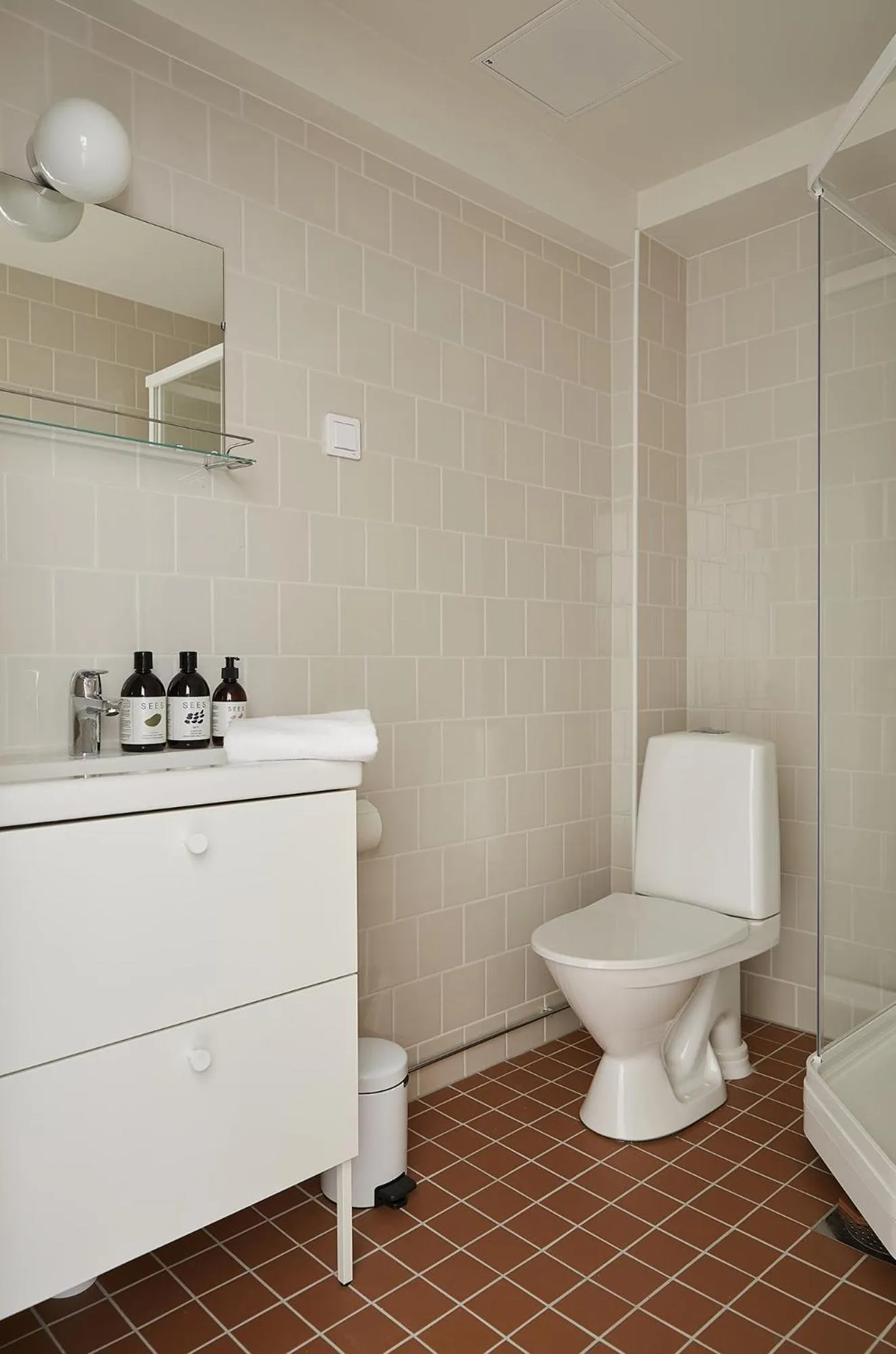 Bathroom in Hotelli Vihannonkulma