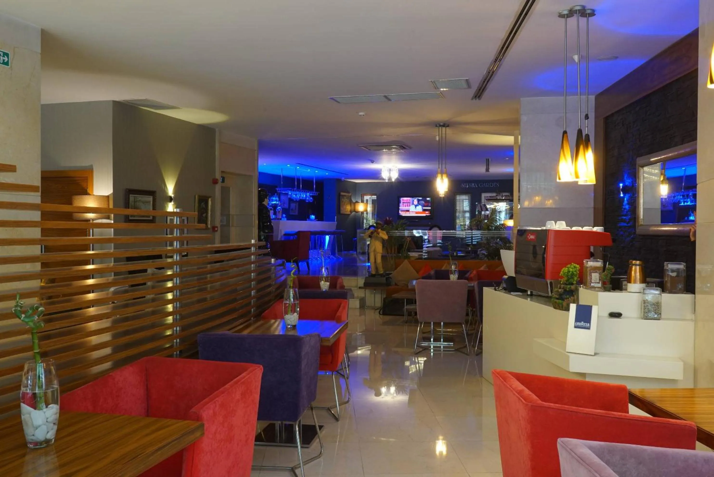 Lobby or reception in Hotel Troya