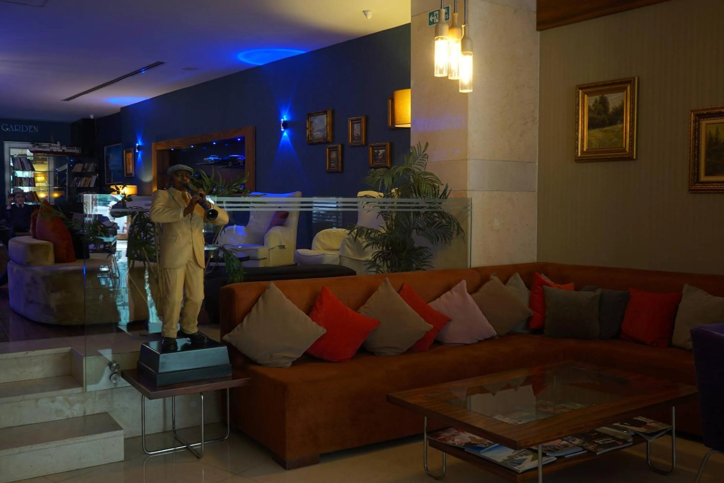 Lobby or reception in Hotel Troya