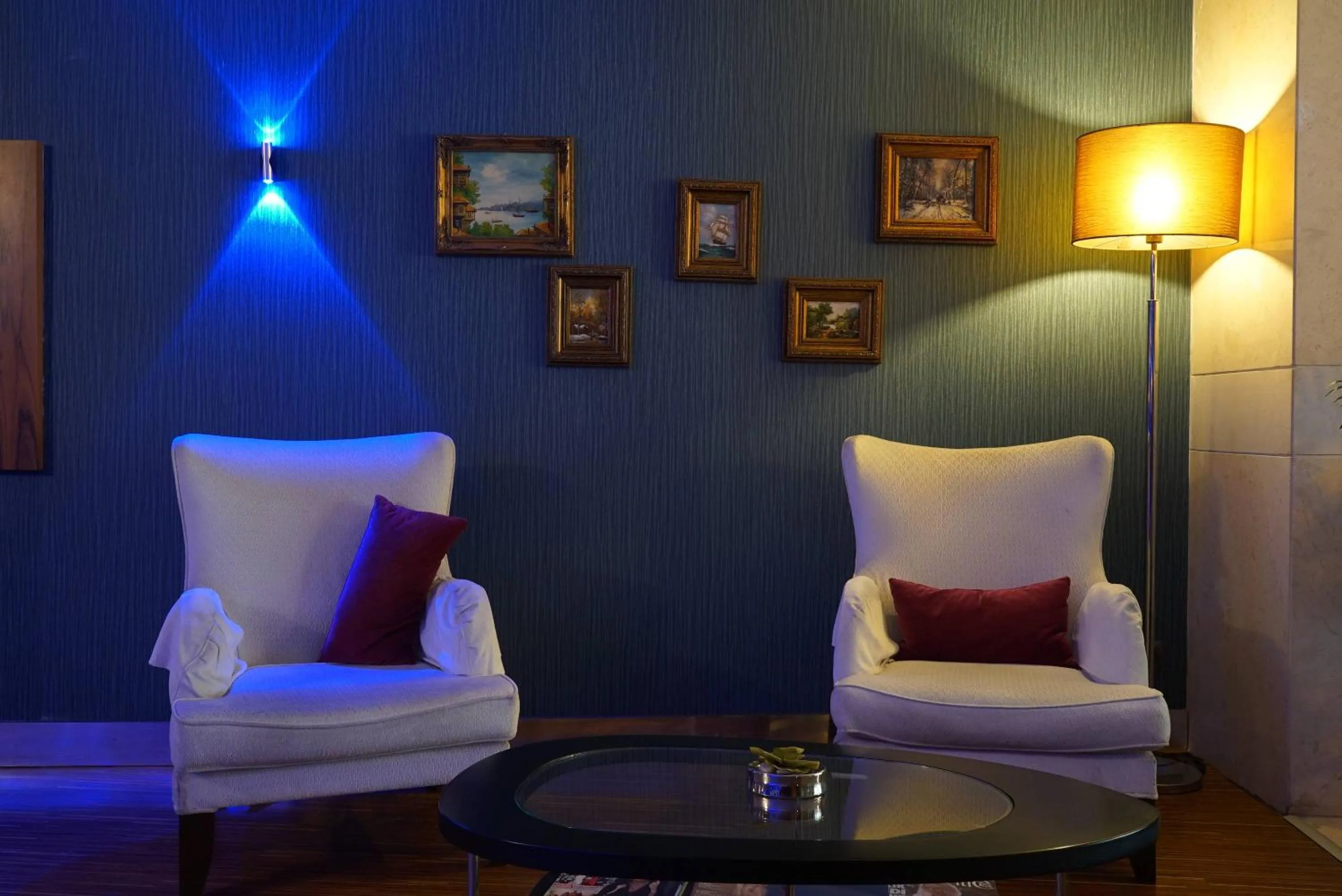 Lobby or reception in Hotel Troya