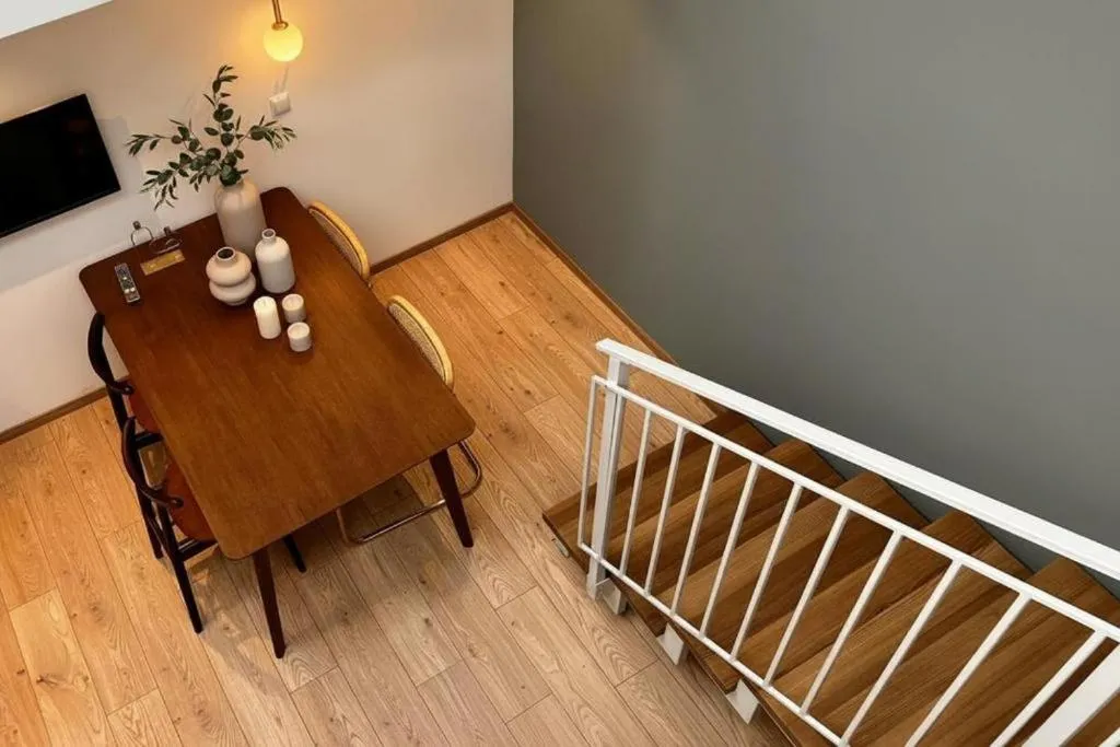 TV and multimedia in Monciak55 Sopot Apartments by StayLab