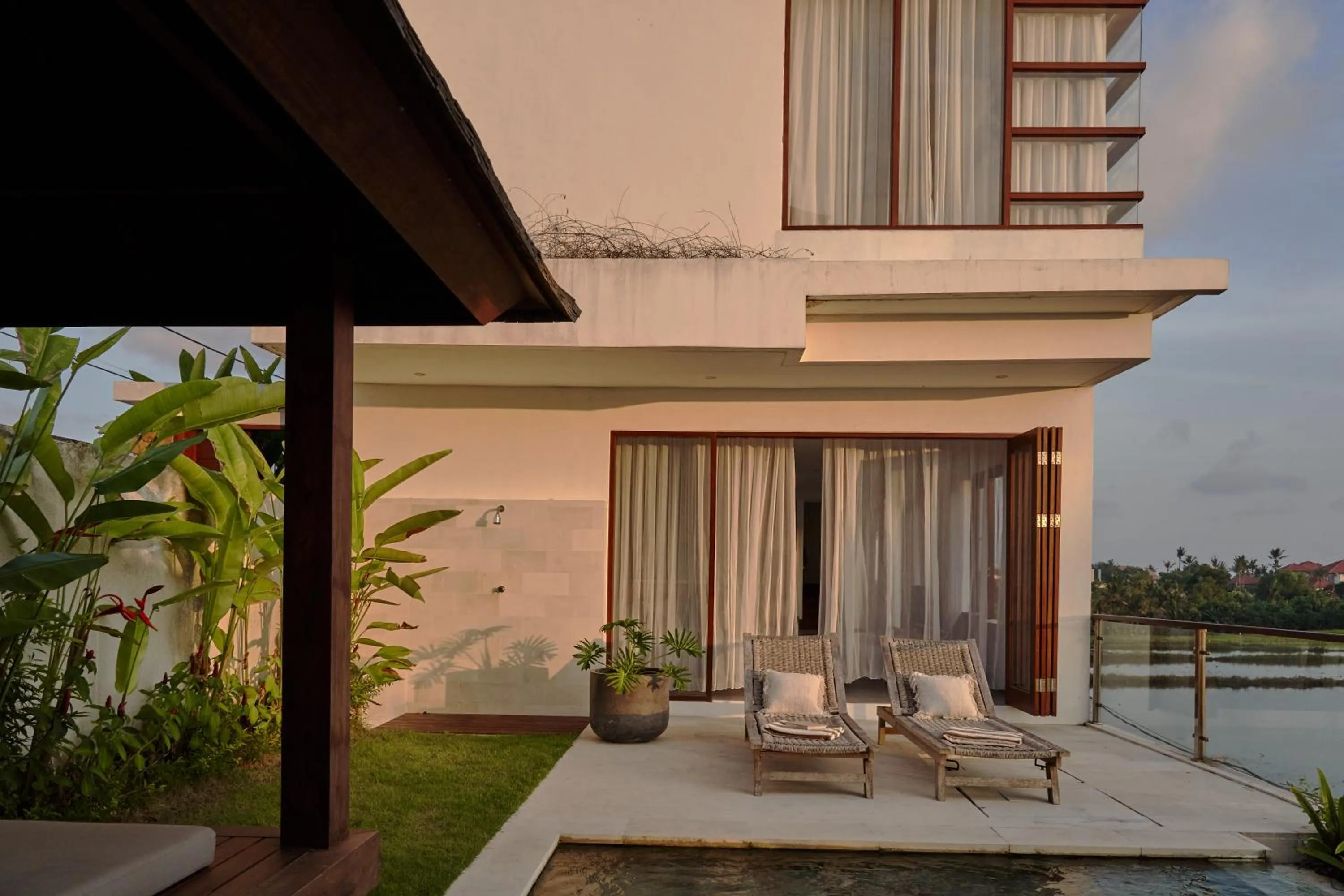 Property building in Om Cemagi Beach Villa Canggu