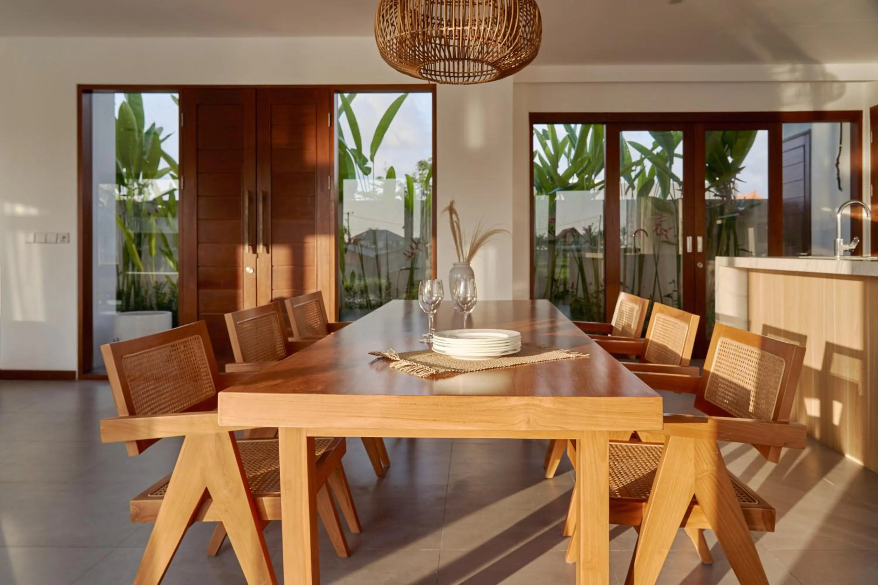 Living room in Om Cemagi Beach Villa Canggu