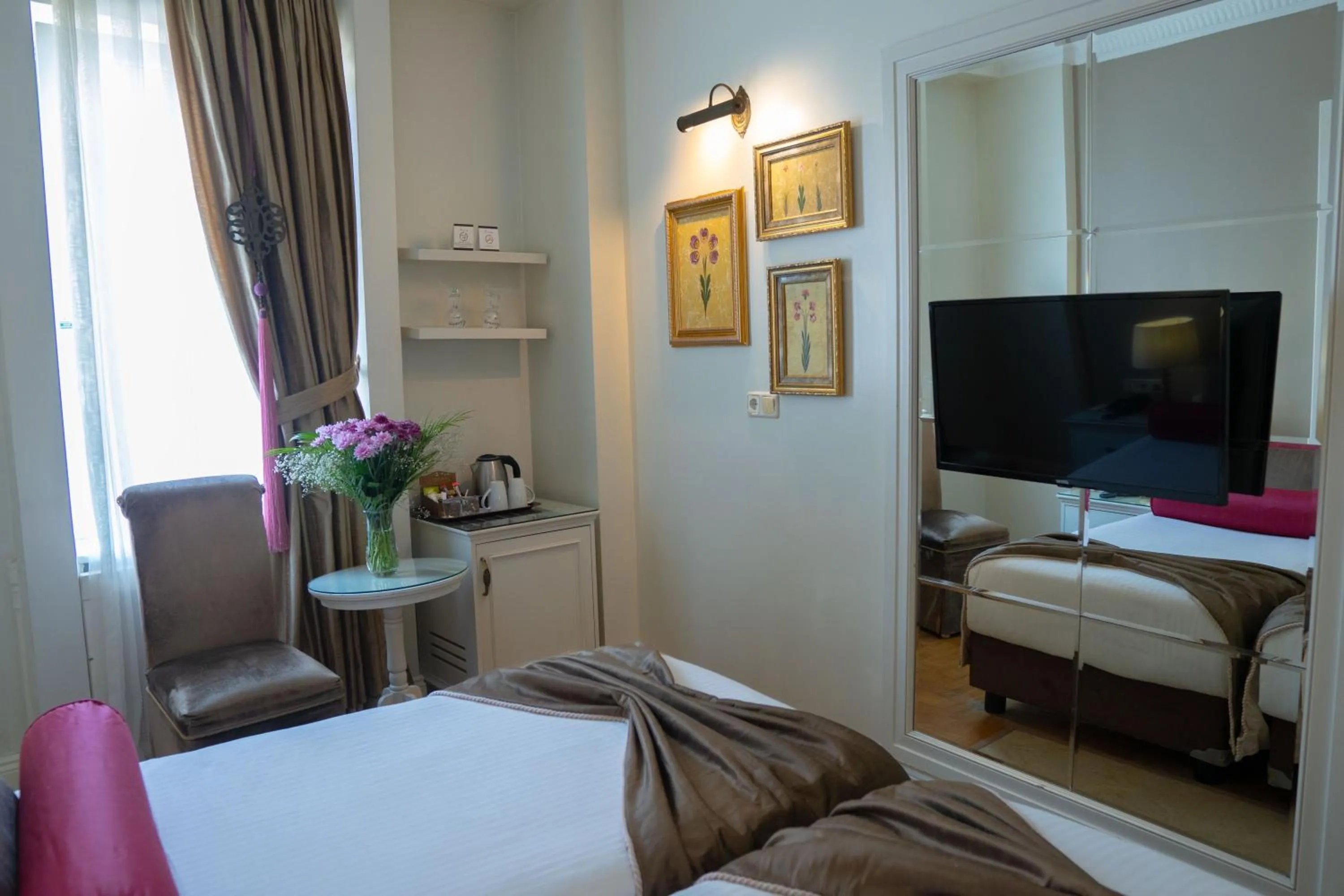 Bed in Avicenna Hotel Sultanahmet