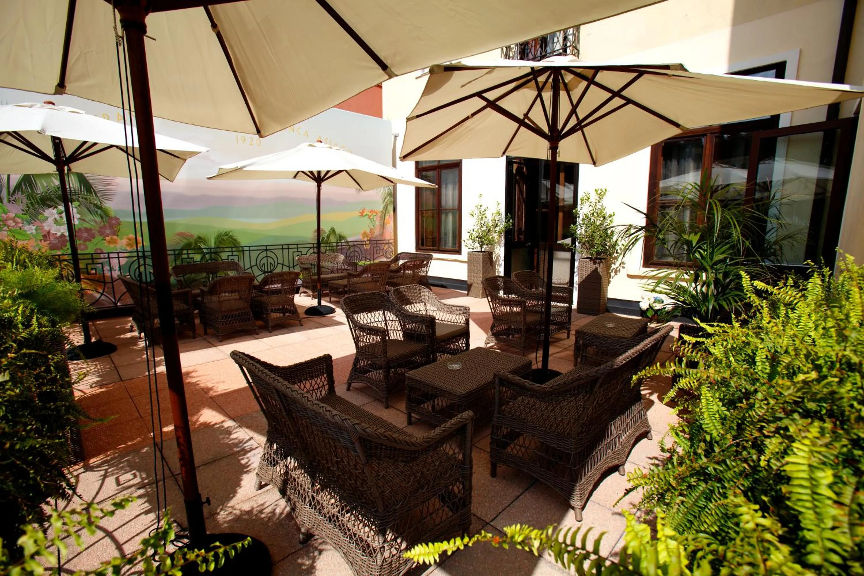 Garden in Hotel Croce Bianca