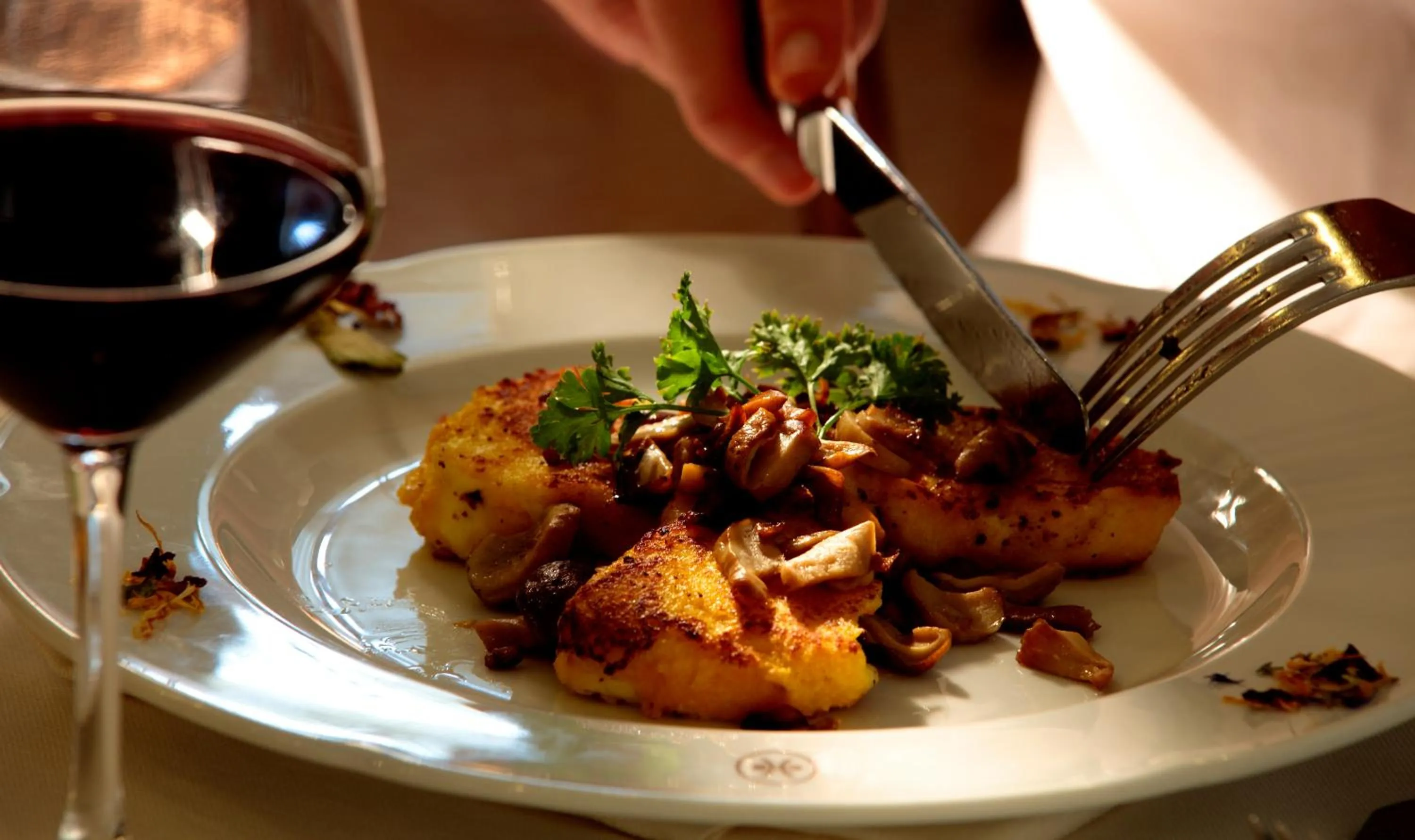 Restaurant/places to eat in Hotel Croce Bianca