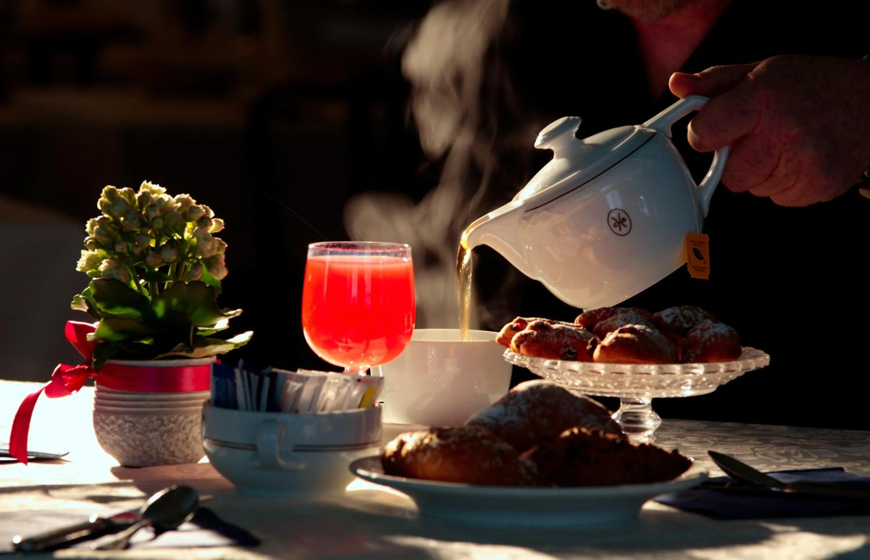 Food and drinks in Hotel Croce Bianca