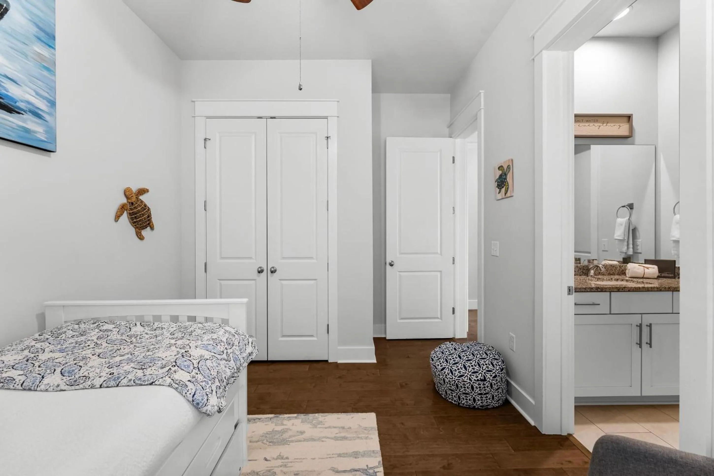 Bed in 30A Pet Friendly Beach House - 33 Sunset by Panhandle Getaways