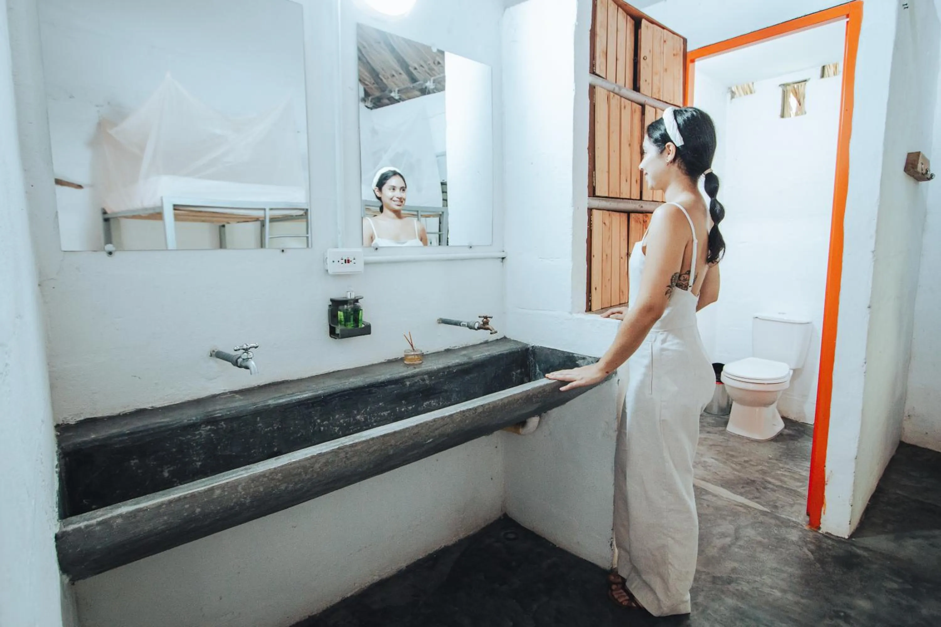 Bathroom in Makenke Hostel By Los Colores Ecoparque