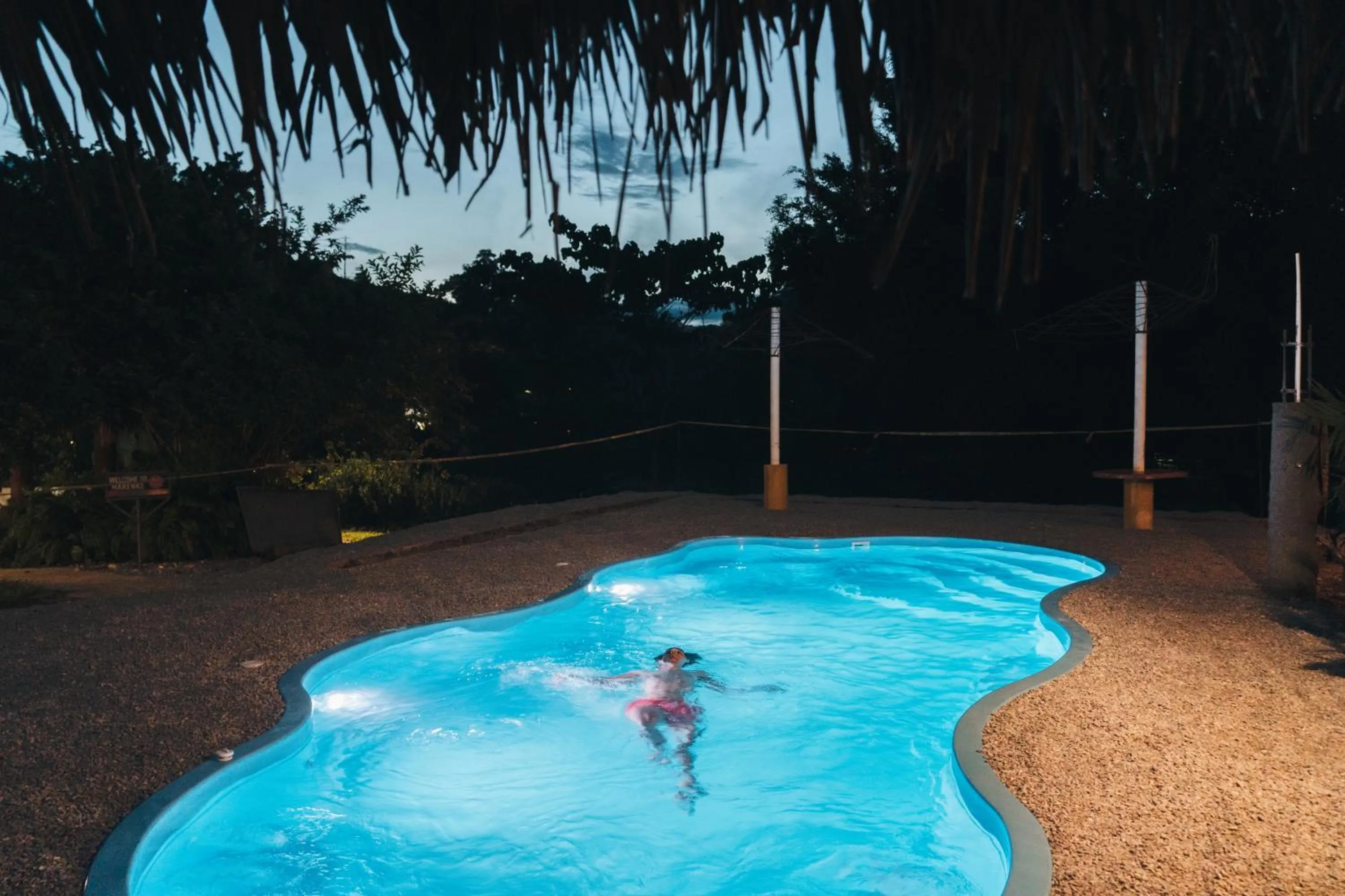 Swimming pool in Makenke Hostel By Los Colores Ecoparque