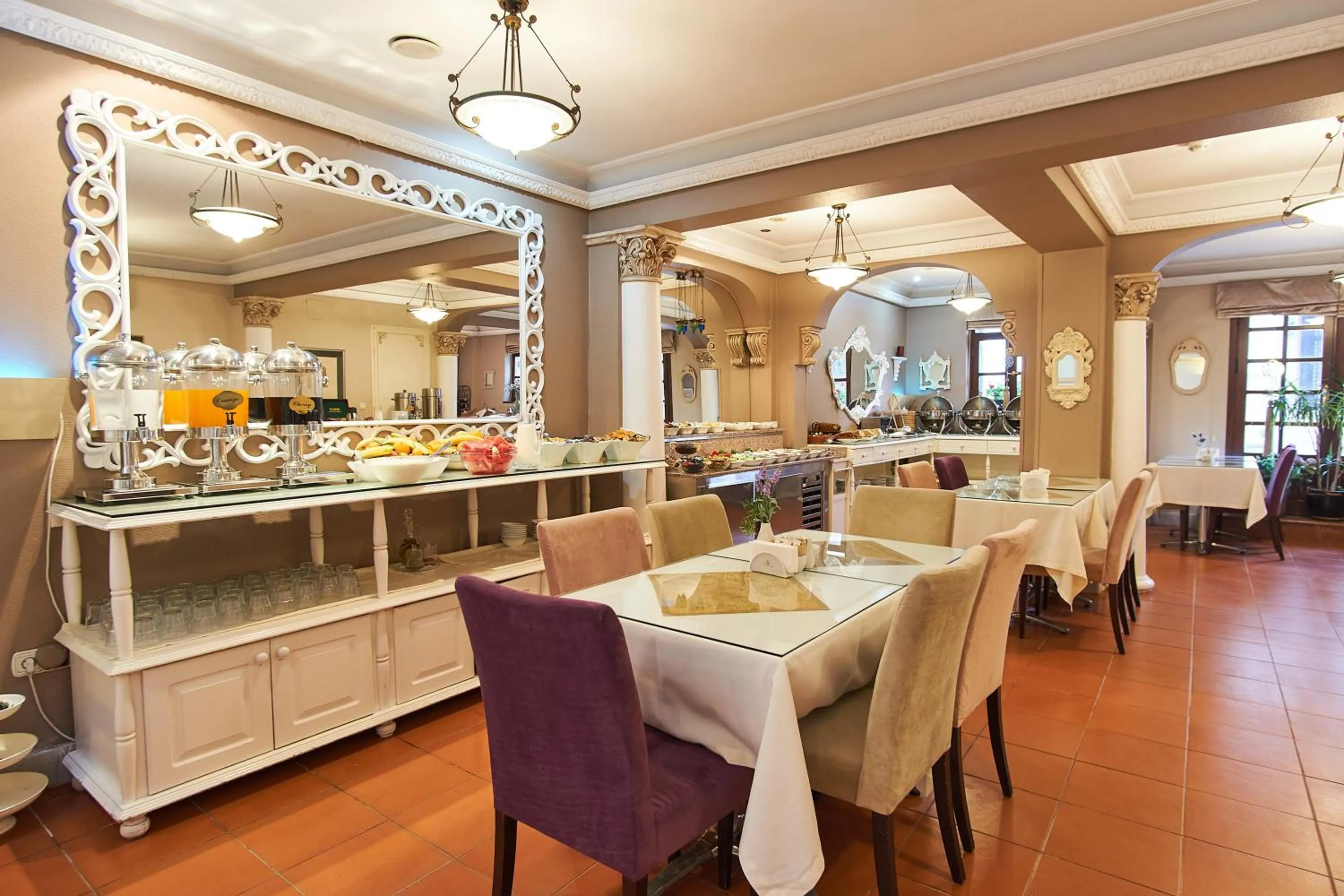 Buffet breakfast in Celal Sultan Hotel Special Class