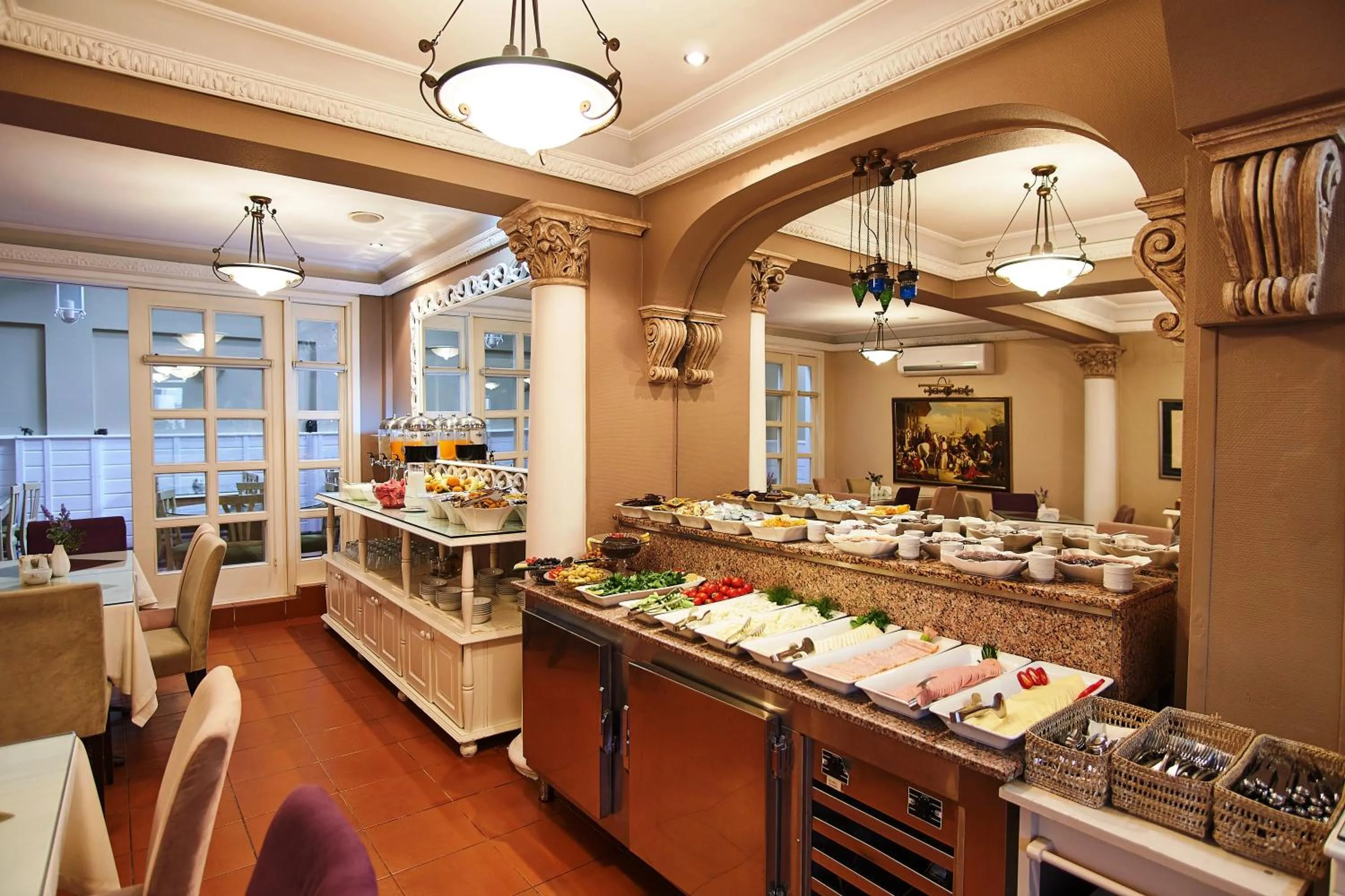Buffet breakfast in Celal Sultan Hotel Special Class